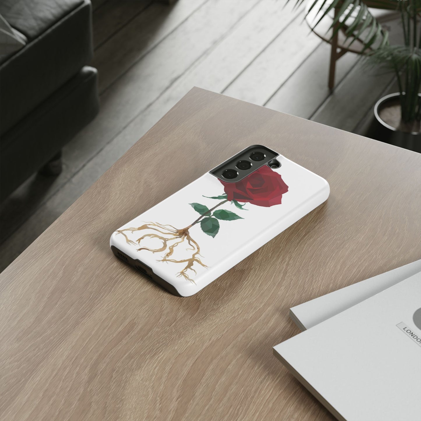 Blossoming Red Rose Samsung Phone Case
