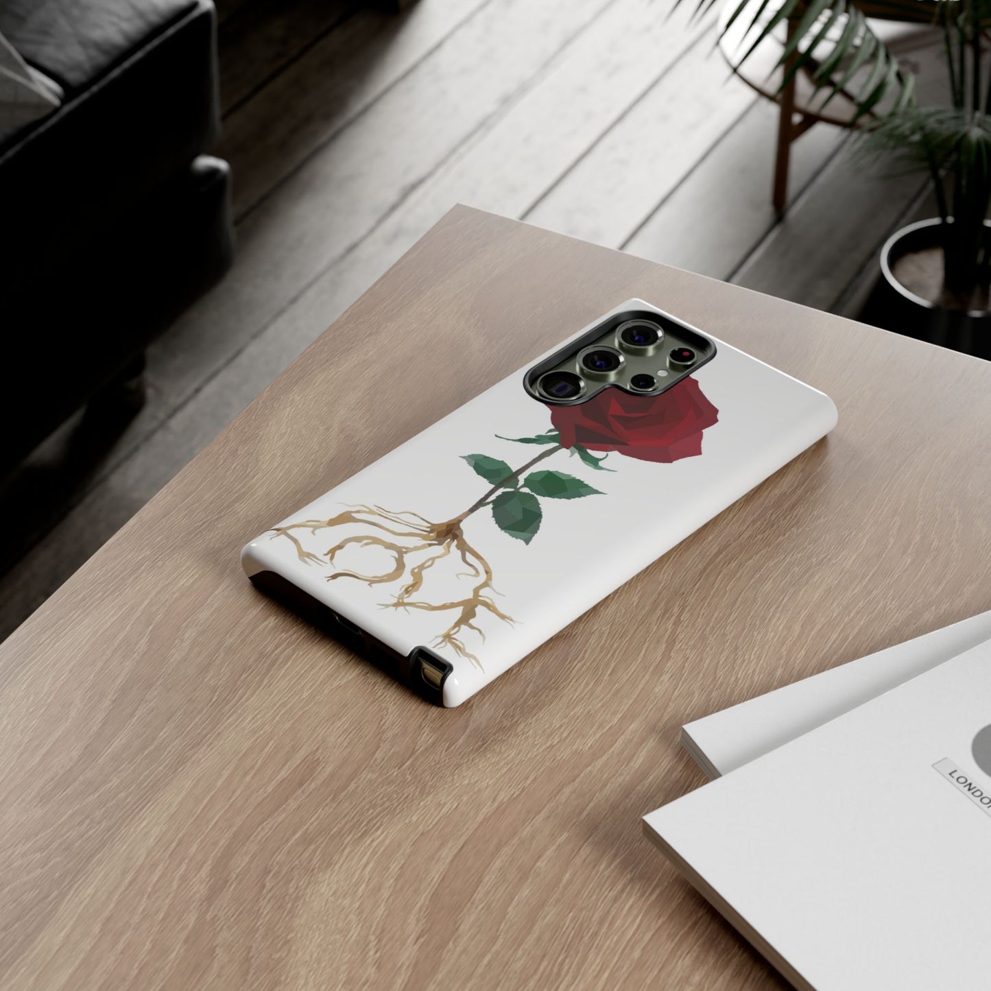 Blossoming Red Rose Samsung Phone Case