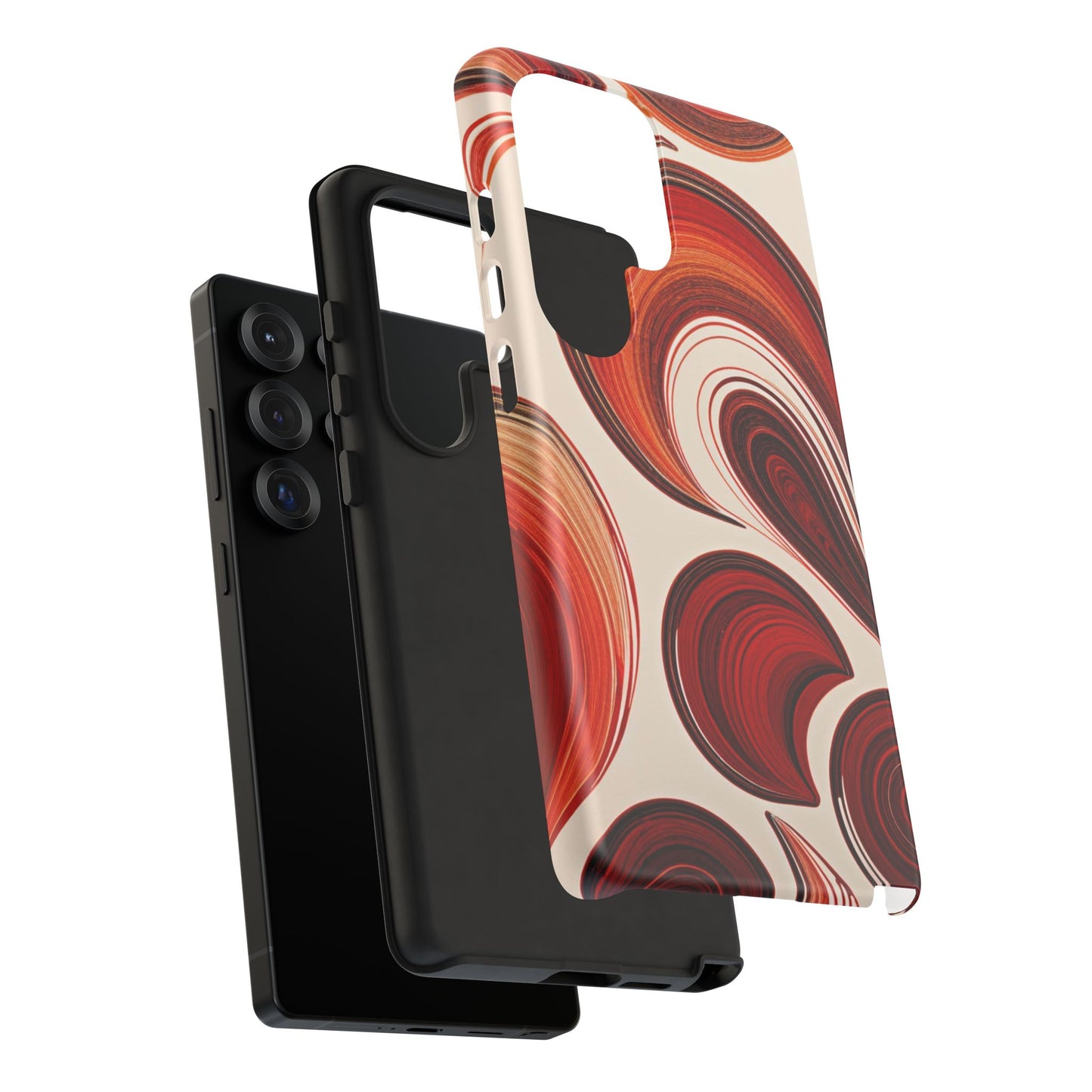 Spiraling Dip Paint Design Samsung Phone Case