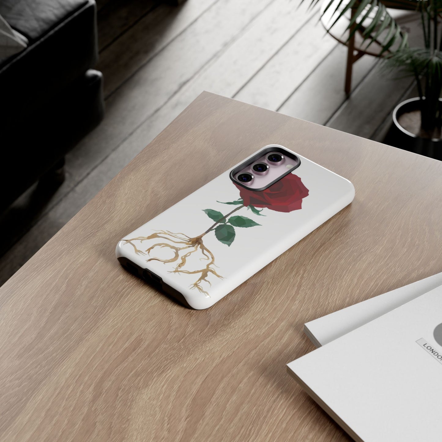 Blossoming Red Rose Samsung Phone Case