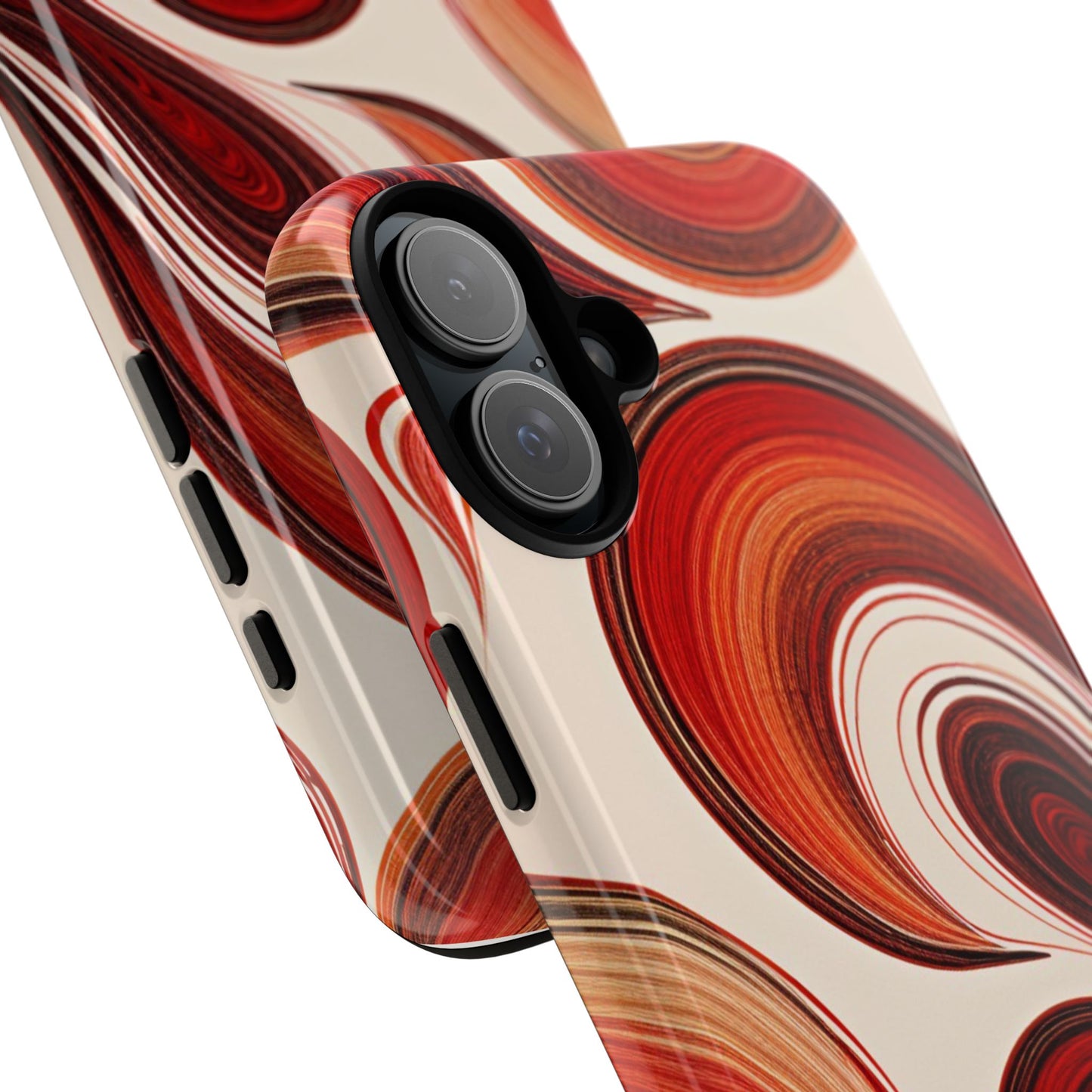 Spiraling Dip Paint Design iPhone Case