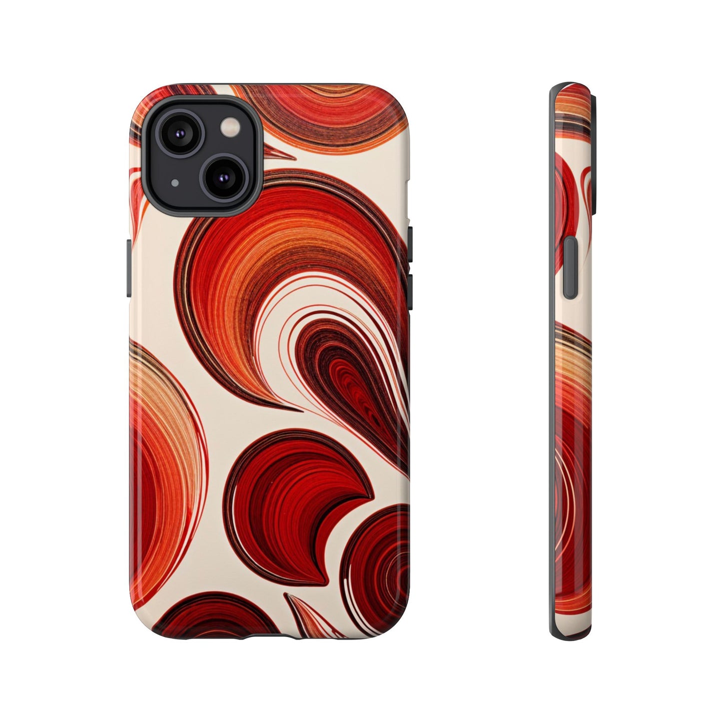 Spiraling Dip Paint Design iPhone Case