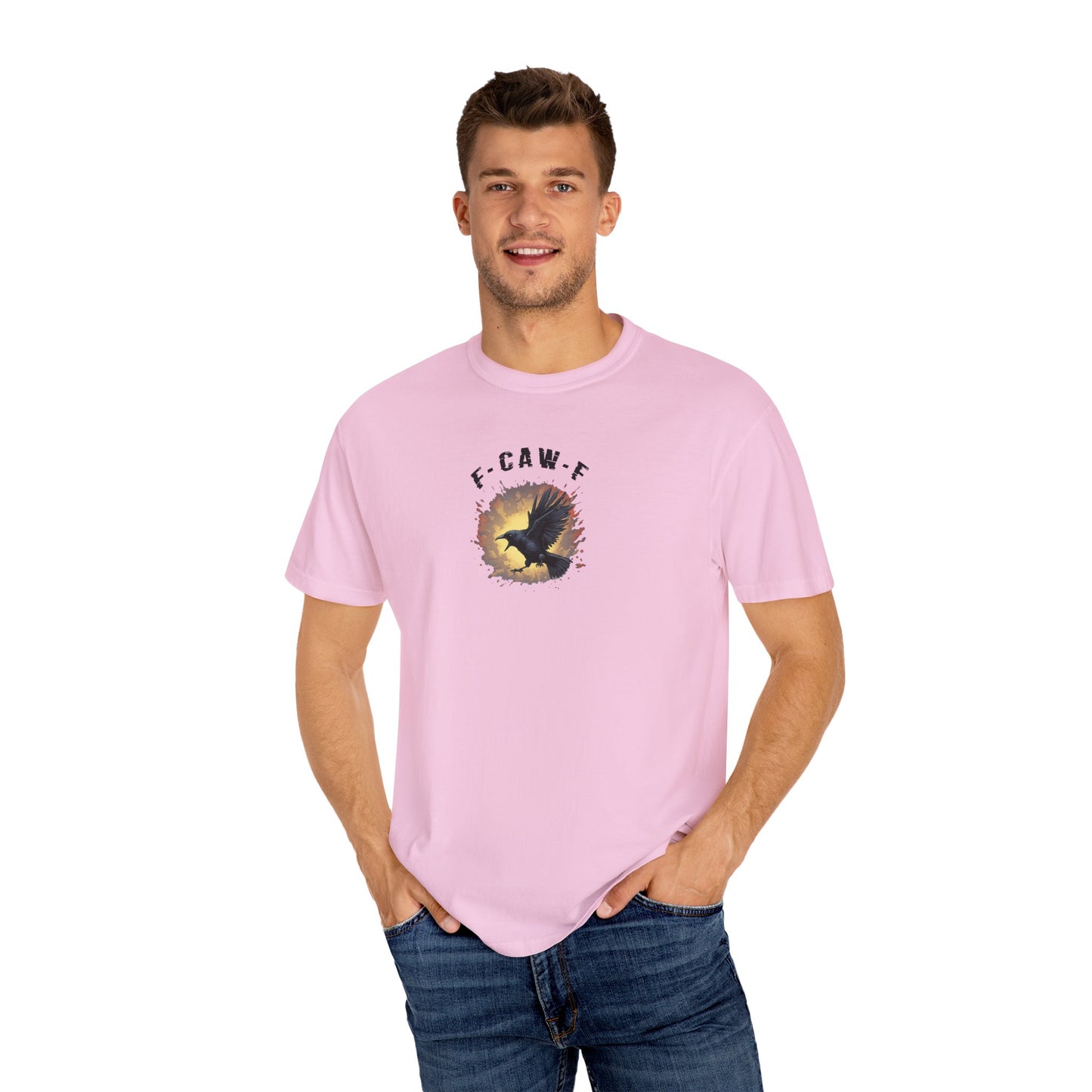 Funny Screaming Crow T-shirt