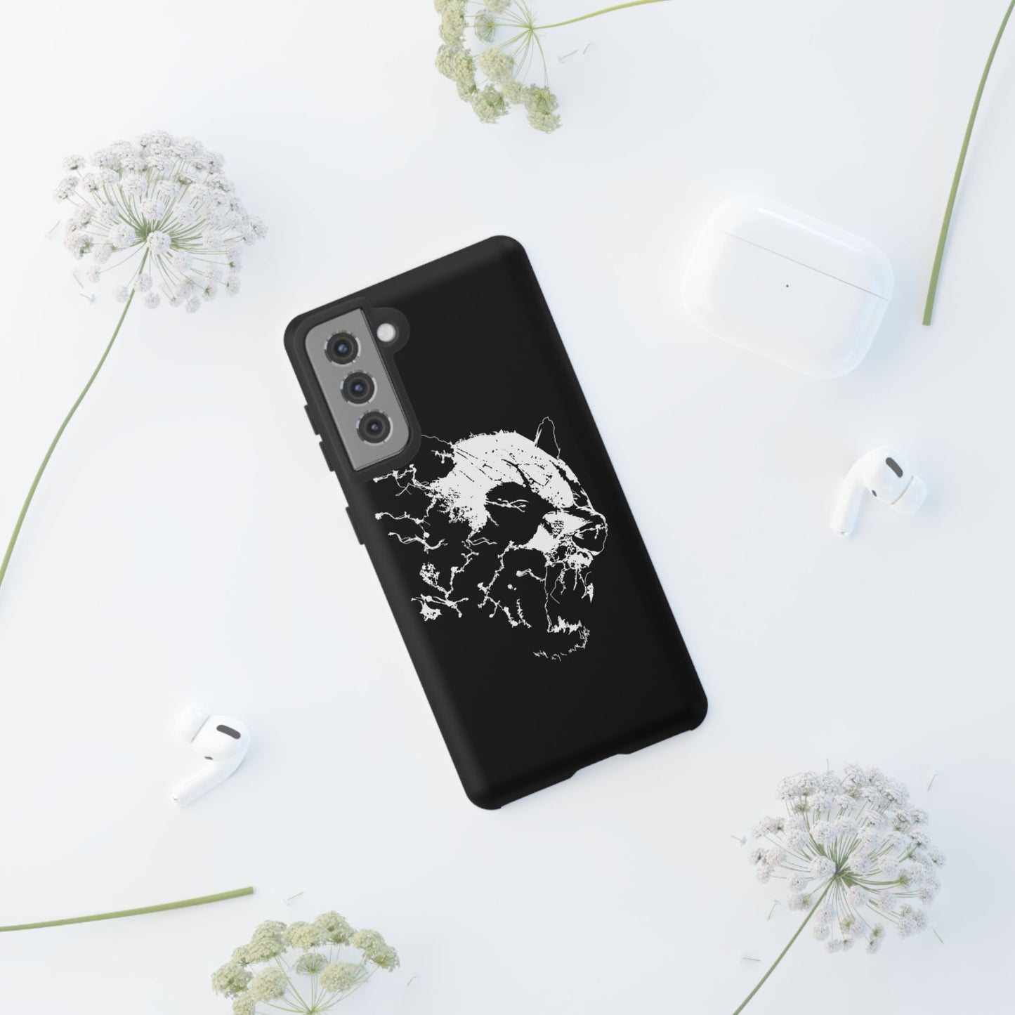 Floating Panda Head Samsung Phone Case