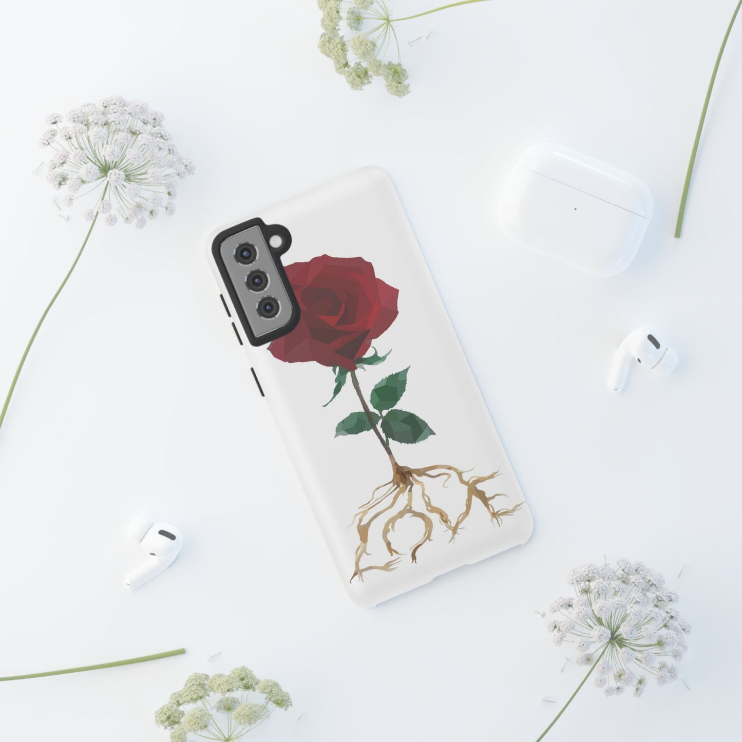 Blossoming Red Rose Samsung Phone Case