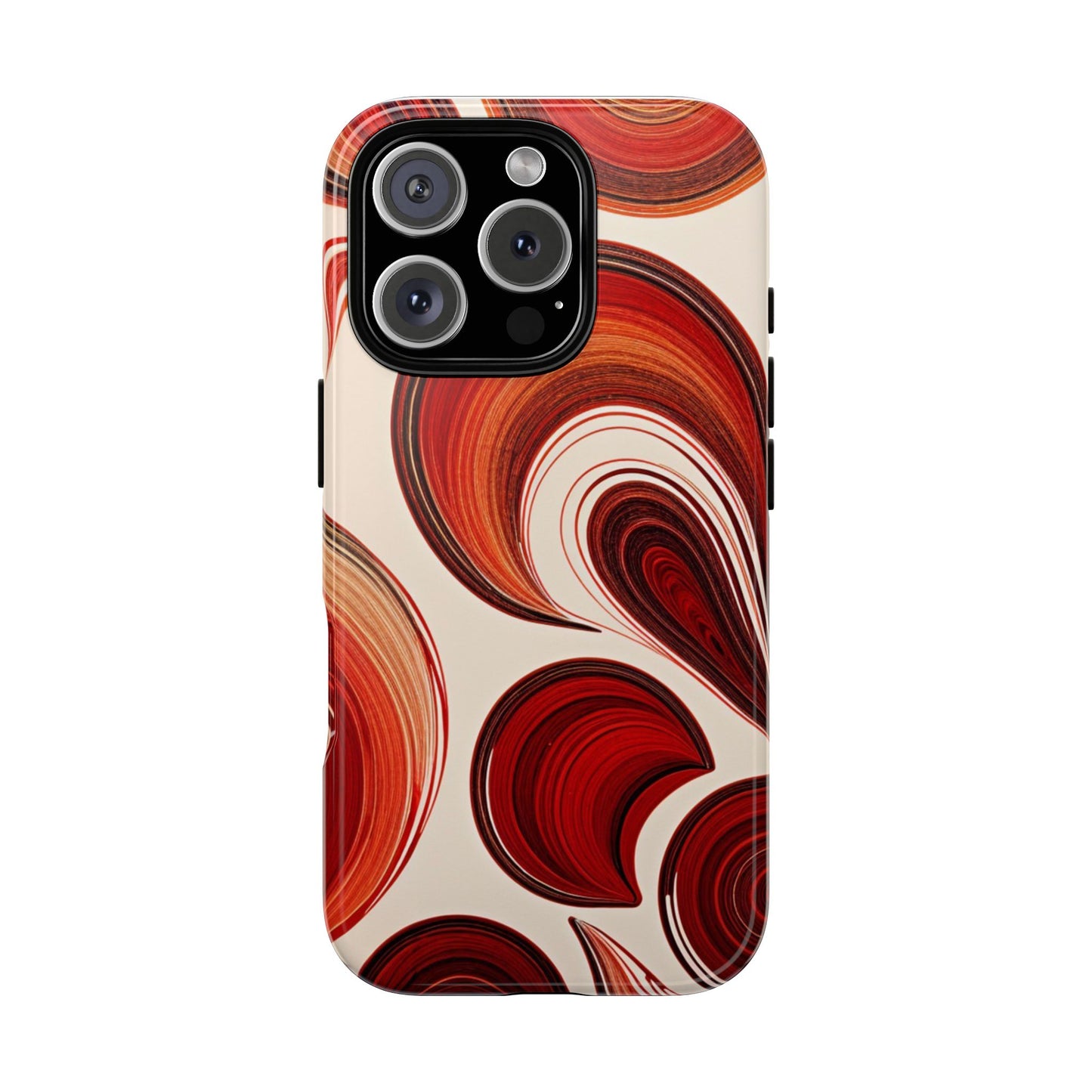 Spiraling Dip Paint Design iPhone Case