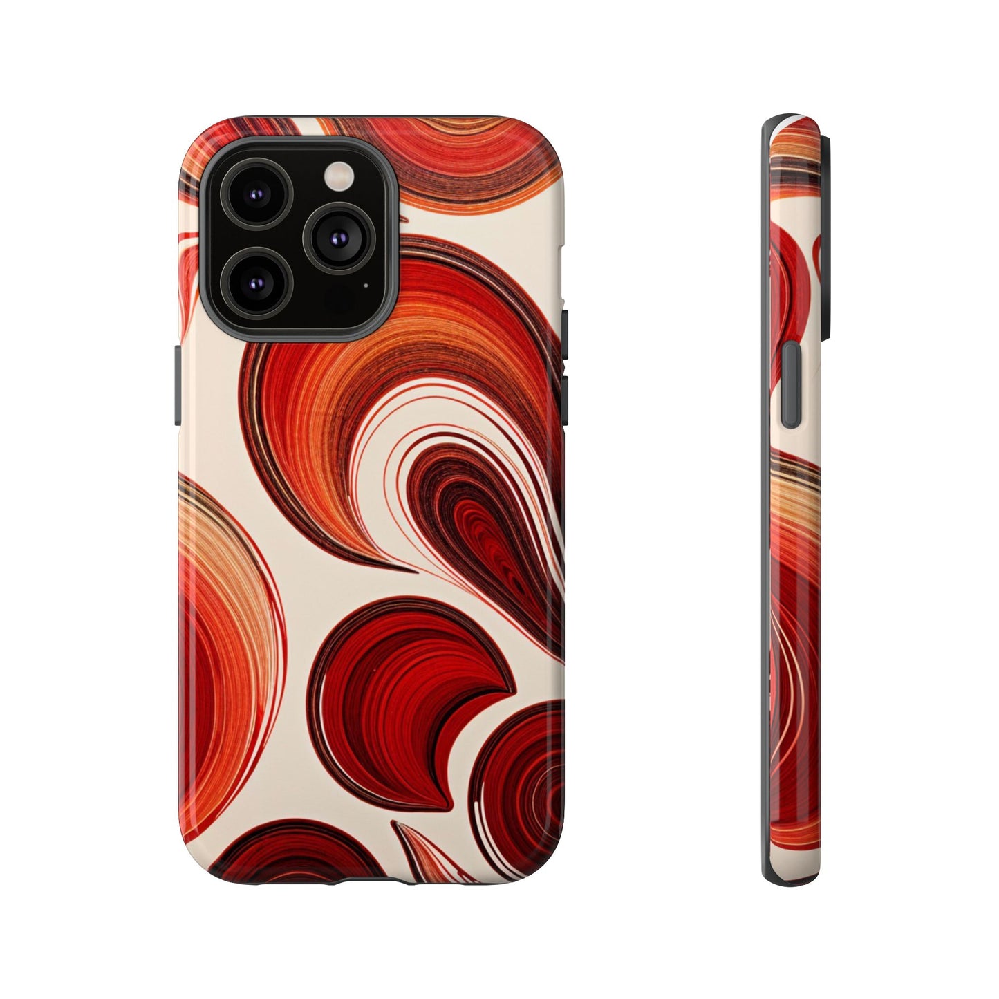 Spiraling Dip Paint Design iPhone Case