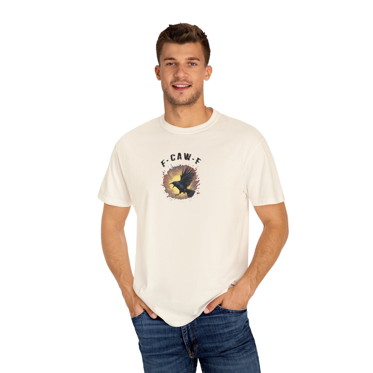 Funny Screaming Crow T-shirt