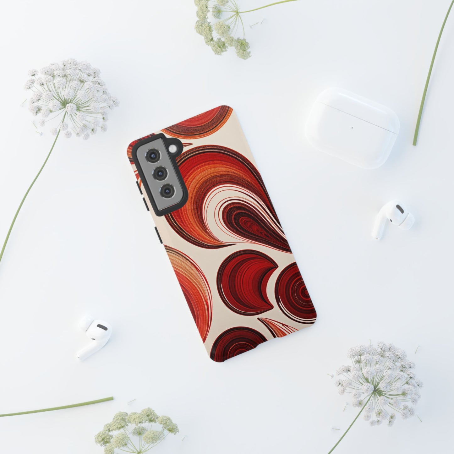 Spiraling Dip Paint Design Samsung Phone Case