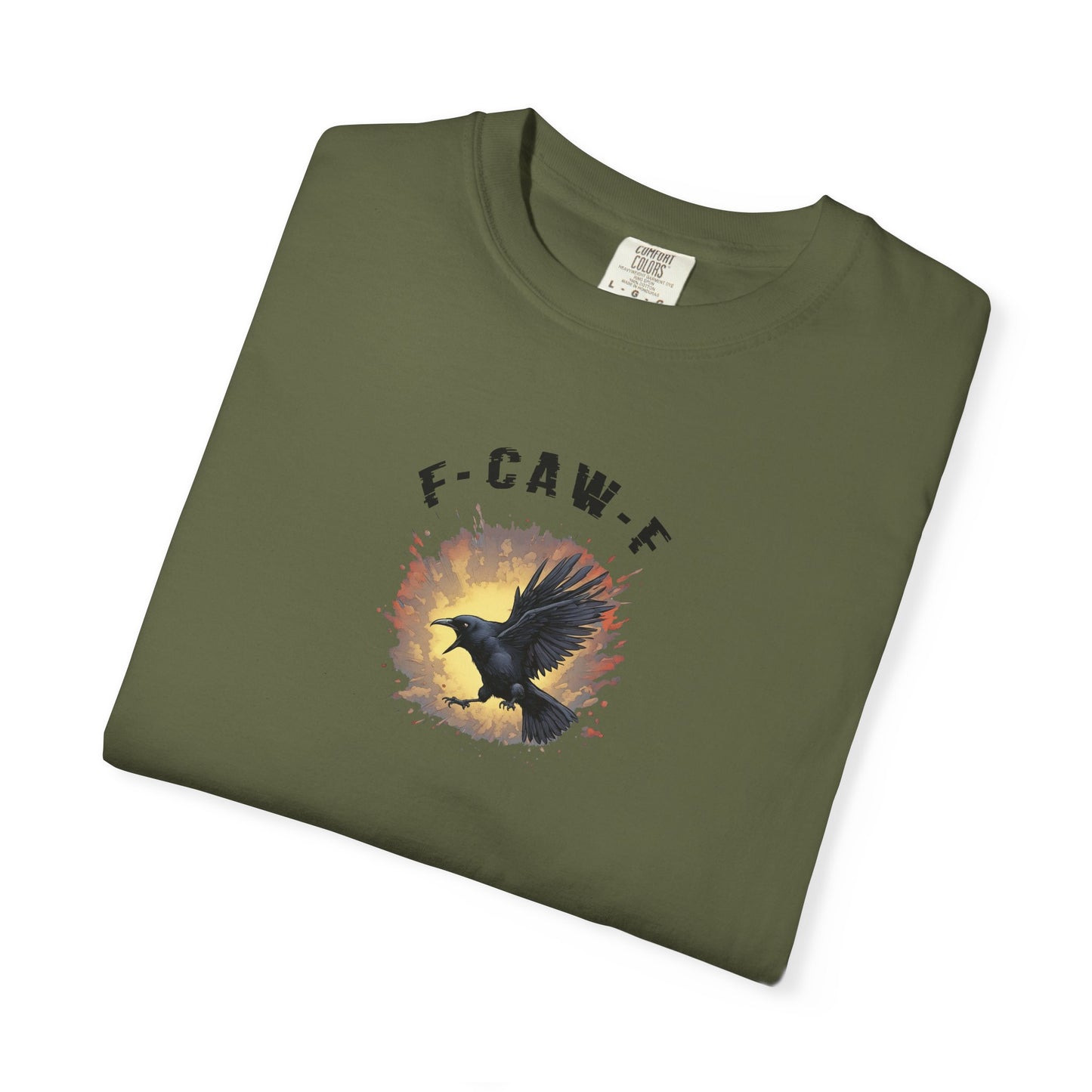Funny Screaming Crow T-shirt