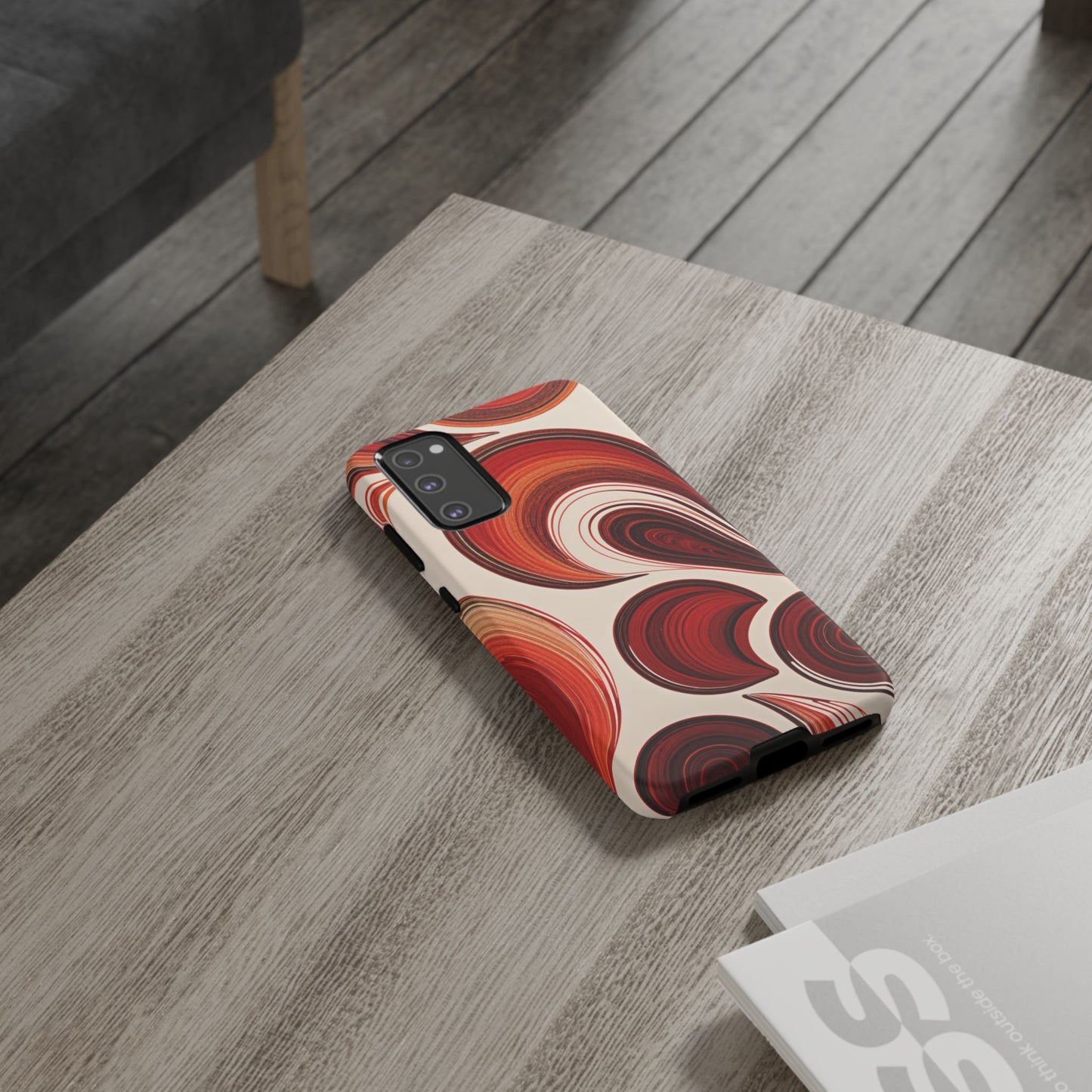 Spiraling Dip Paint Design Samsung Phone Case