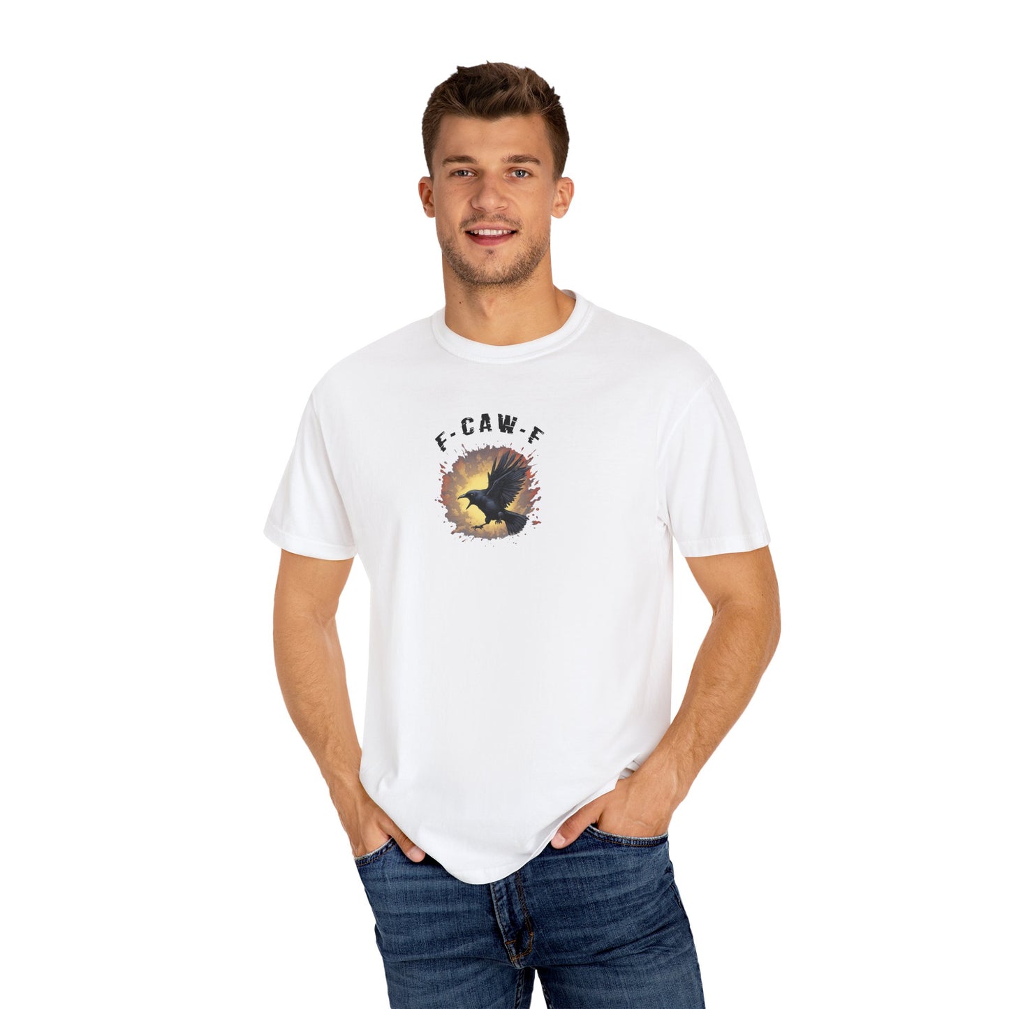 Funny Screaming Crow T-shirt