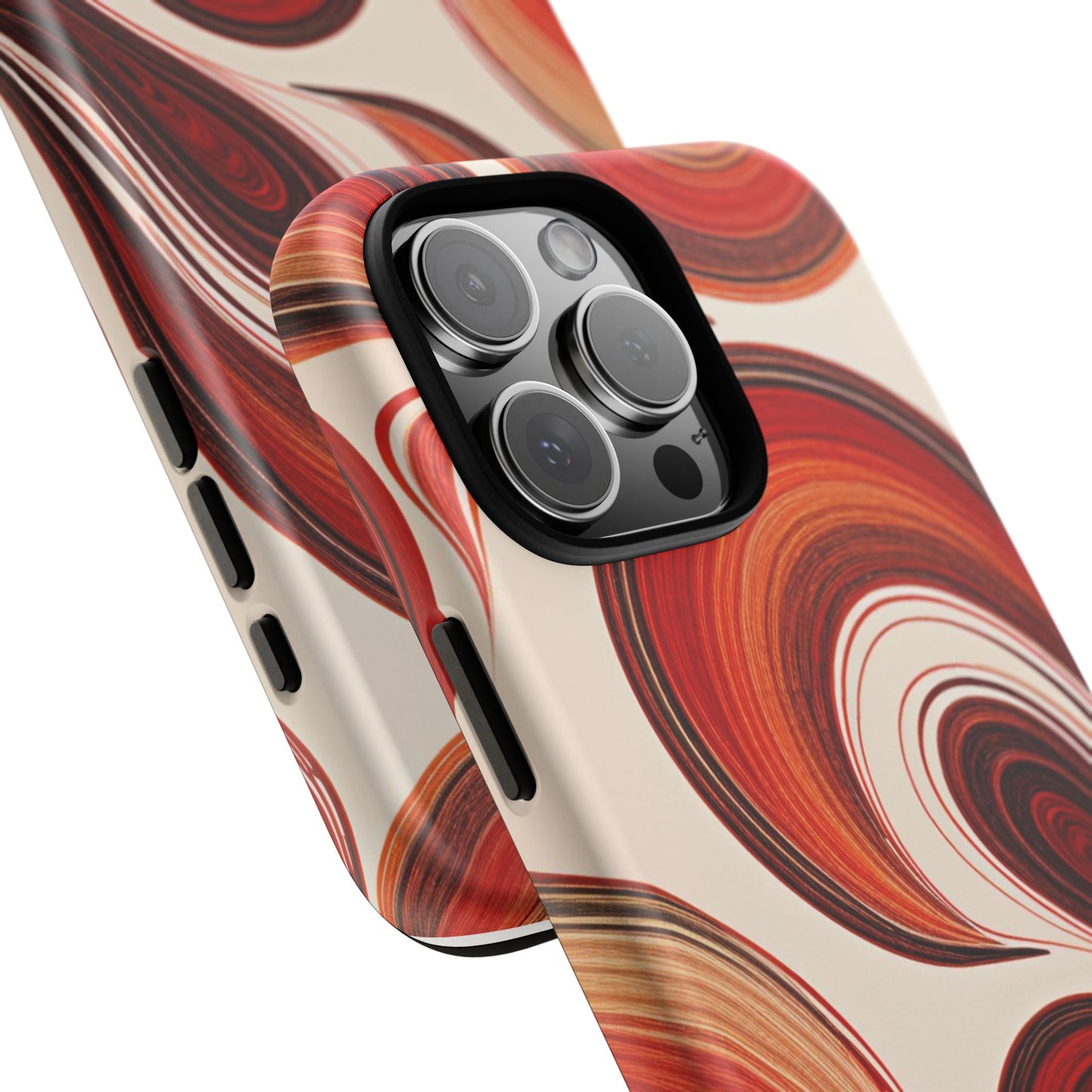 Spiraling Dip Paint Design iPhone Case