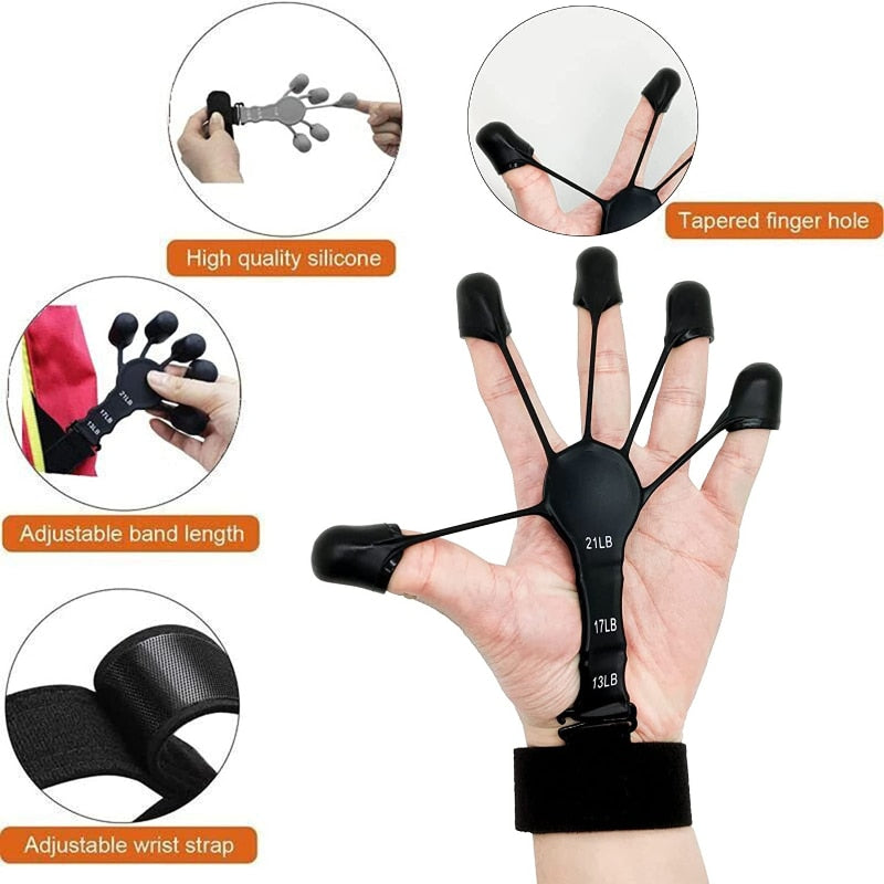 Silicone Grip Strengthener Wristband