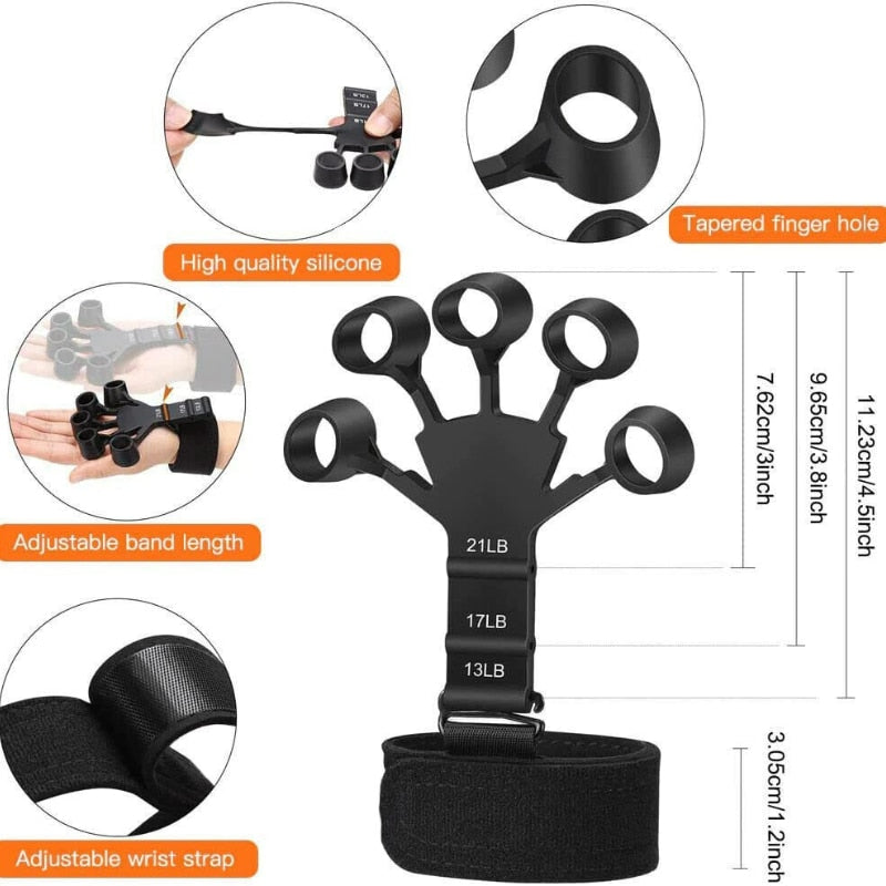 Silicone Grip Strengthener Wristband