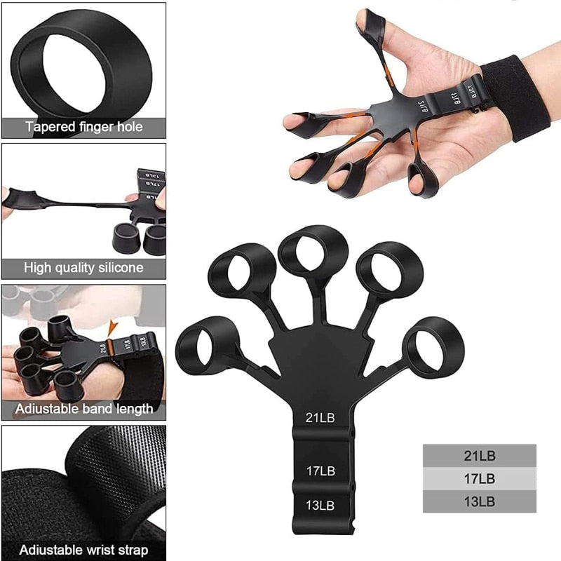 Silicone Grip Strengthener Wristband