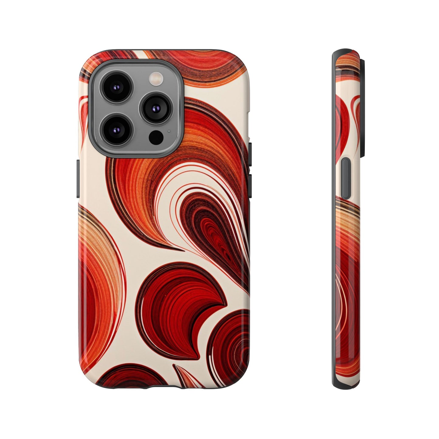 Spiraling Dip Paint Design iPhone Case