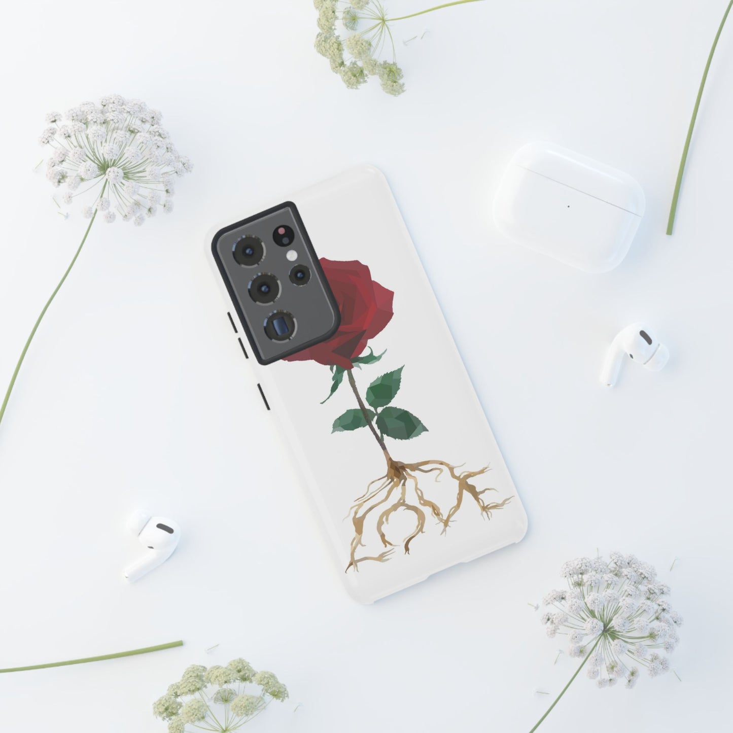 Blossoming Red Rose Samsung Phone Case