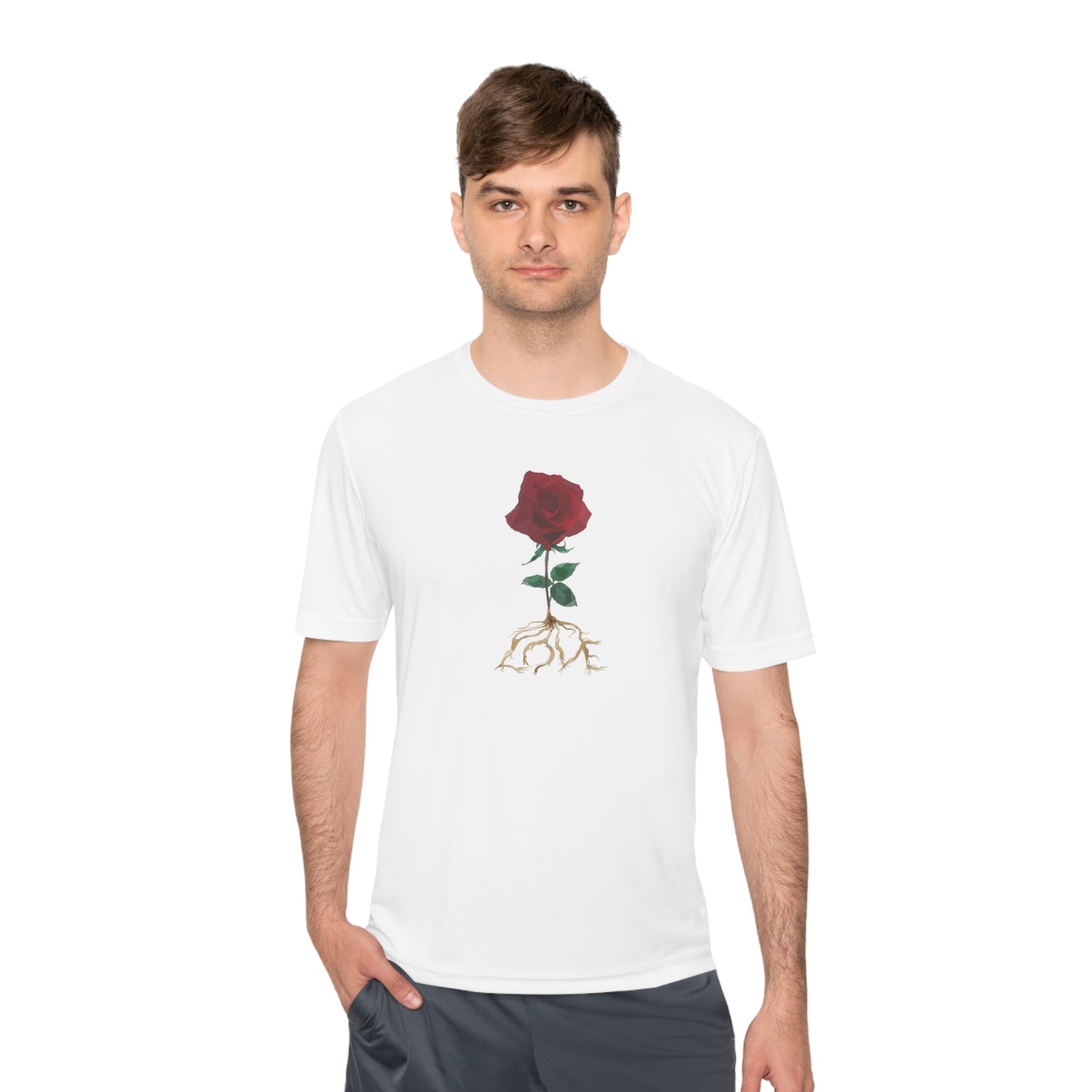 Blossoming Red Rose Unisex T-shirt