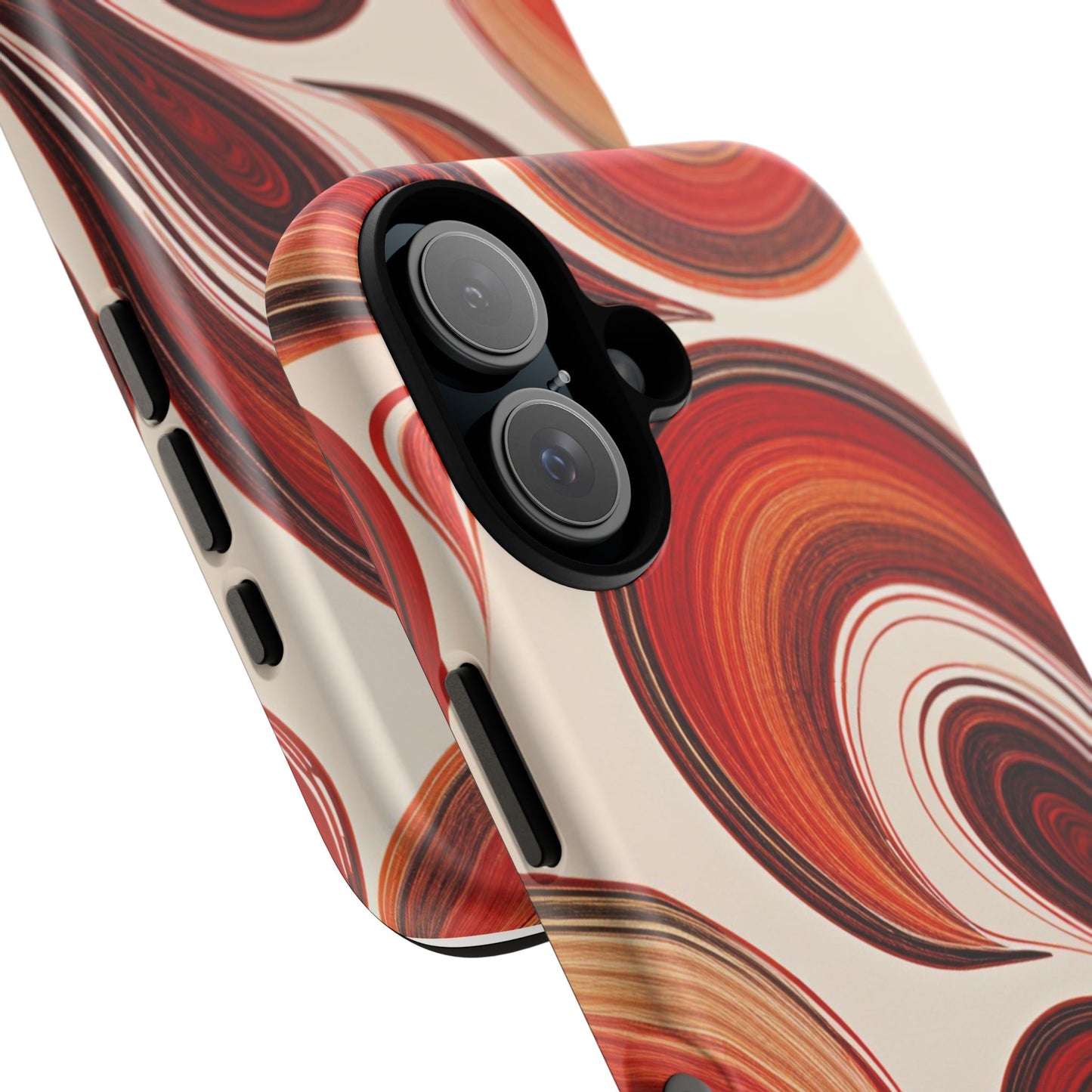 Spiraling Dip Paint Design iPhone Case