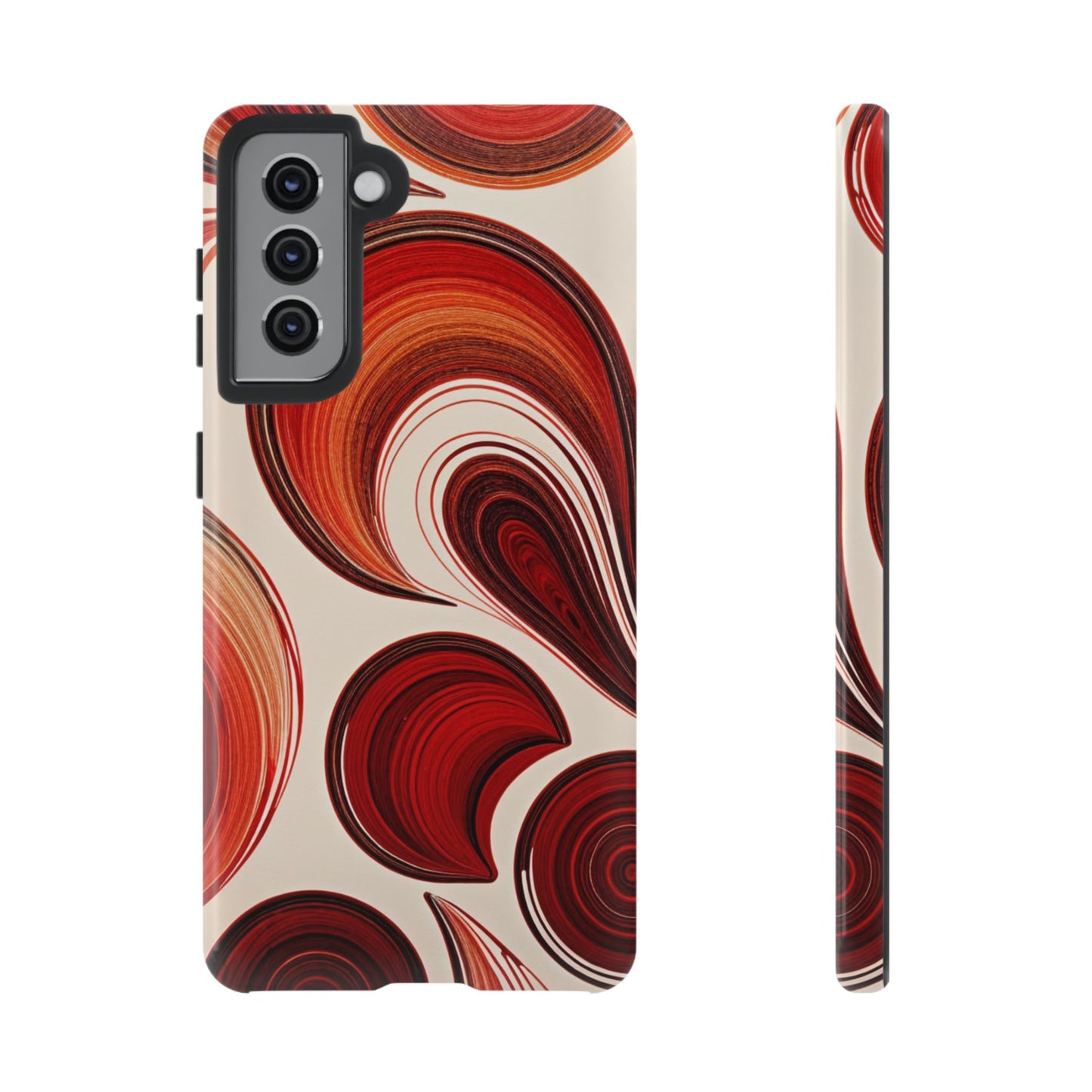 Spiraling Dip Paint Design Samsung Phone Case