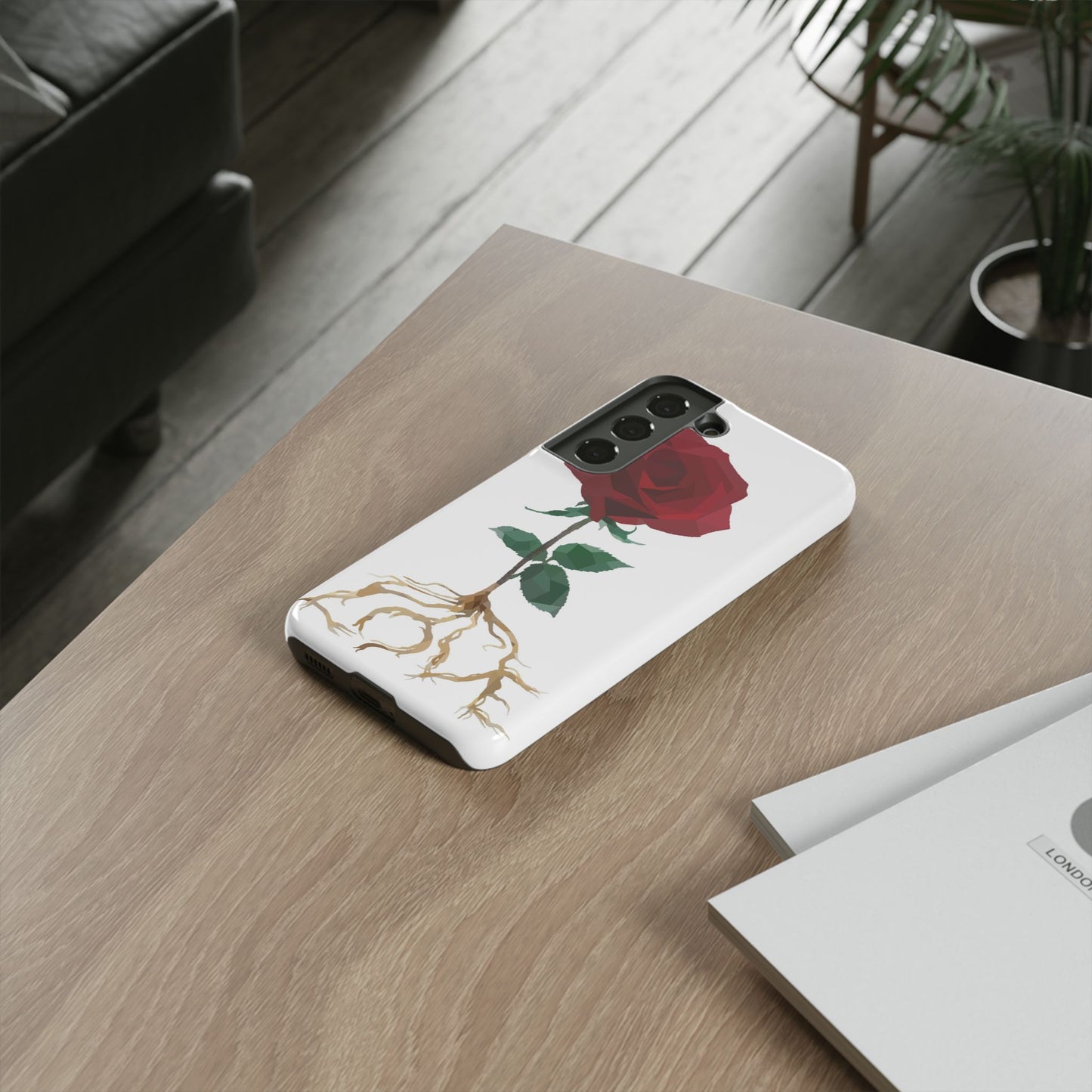 Blossoming Red Rose Samsung Phone Case