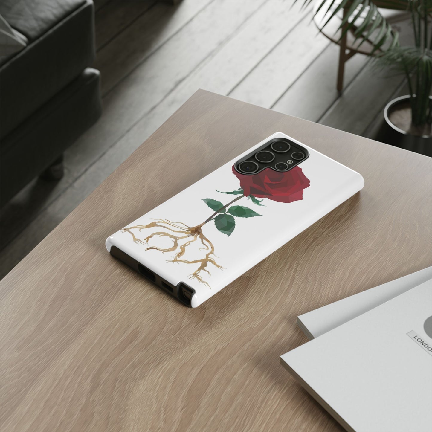 Blossoming Red Rose Samsung Phone Case
