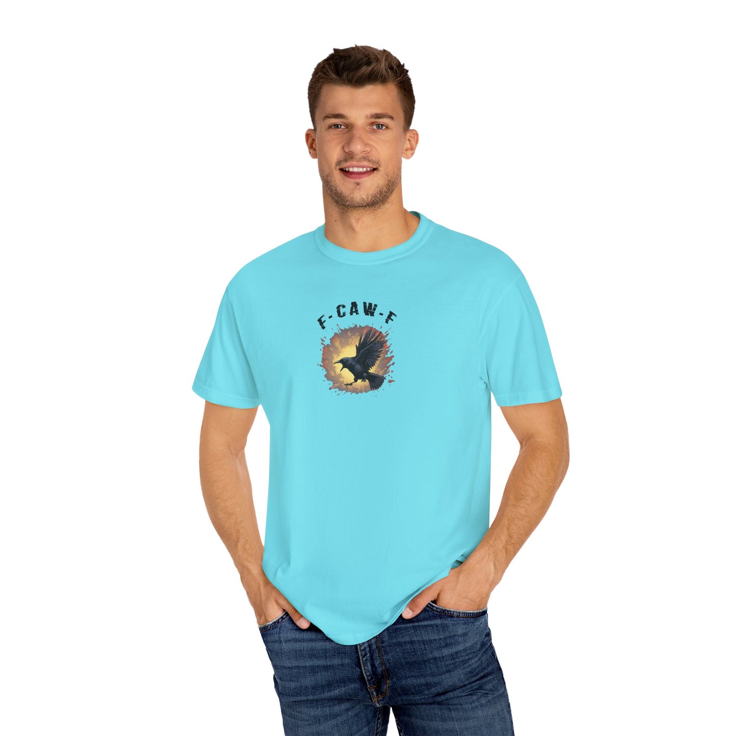 Funny Screaming Crow T-shirt