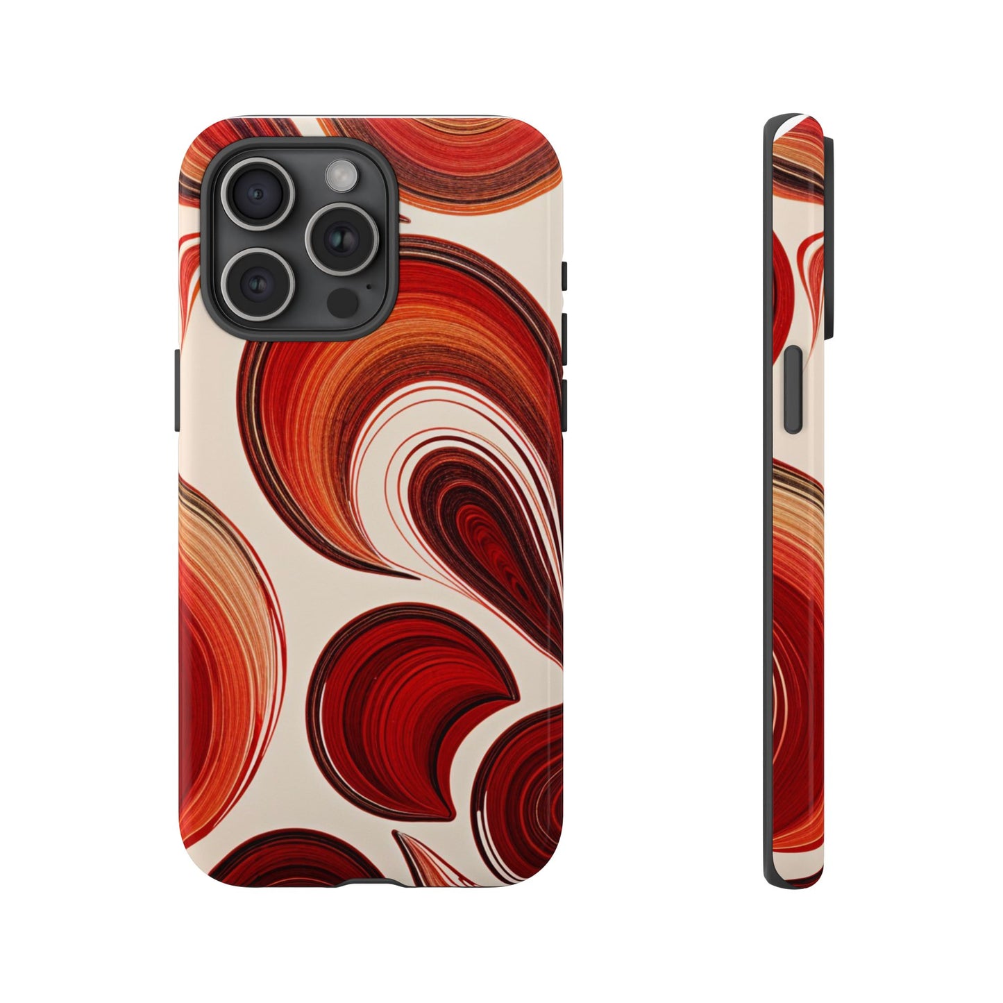 Spiraling Dip Paint Design iPhone Case
