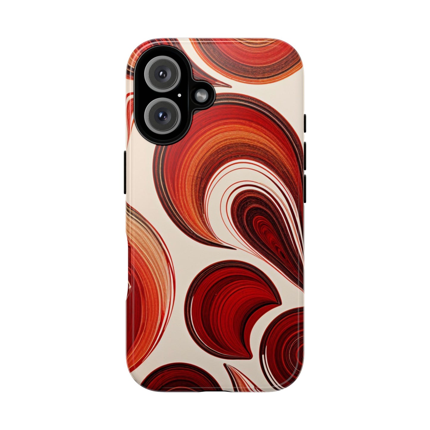 Spiraling Dip Paint Design iPhone Case