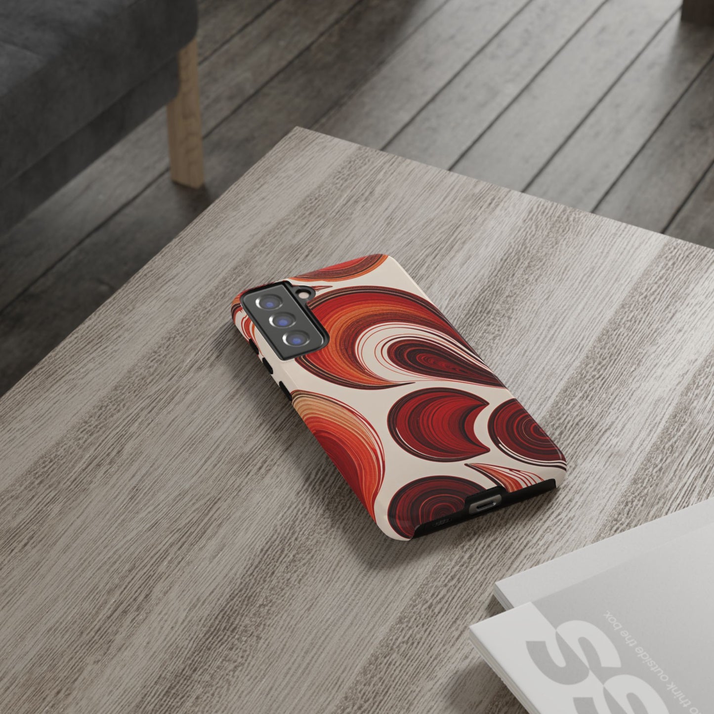 Spiraling Dip Paint Design Samsung Phone Case
