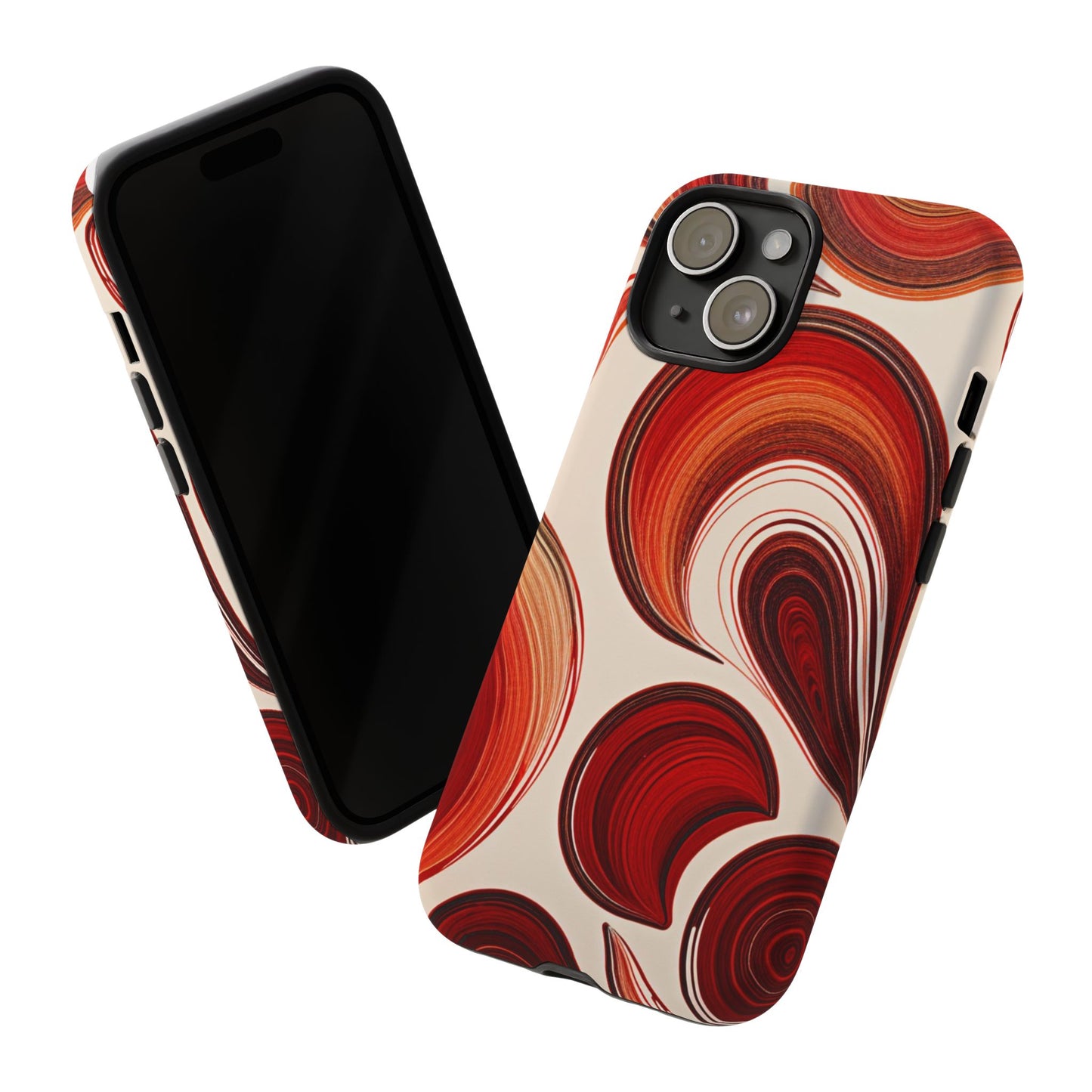 Spiraling Dip Paint Design iPhone Case
