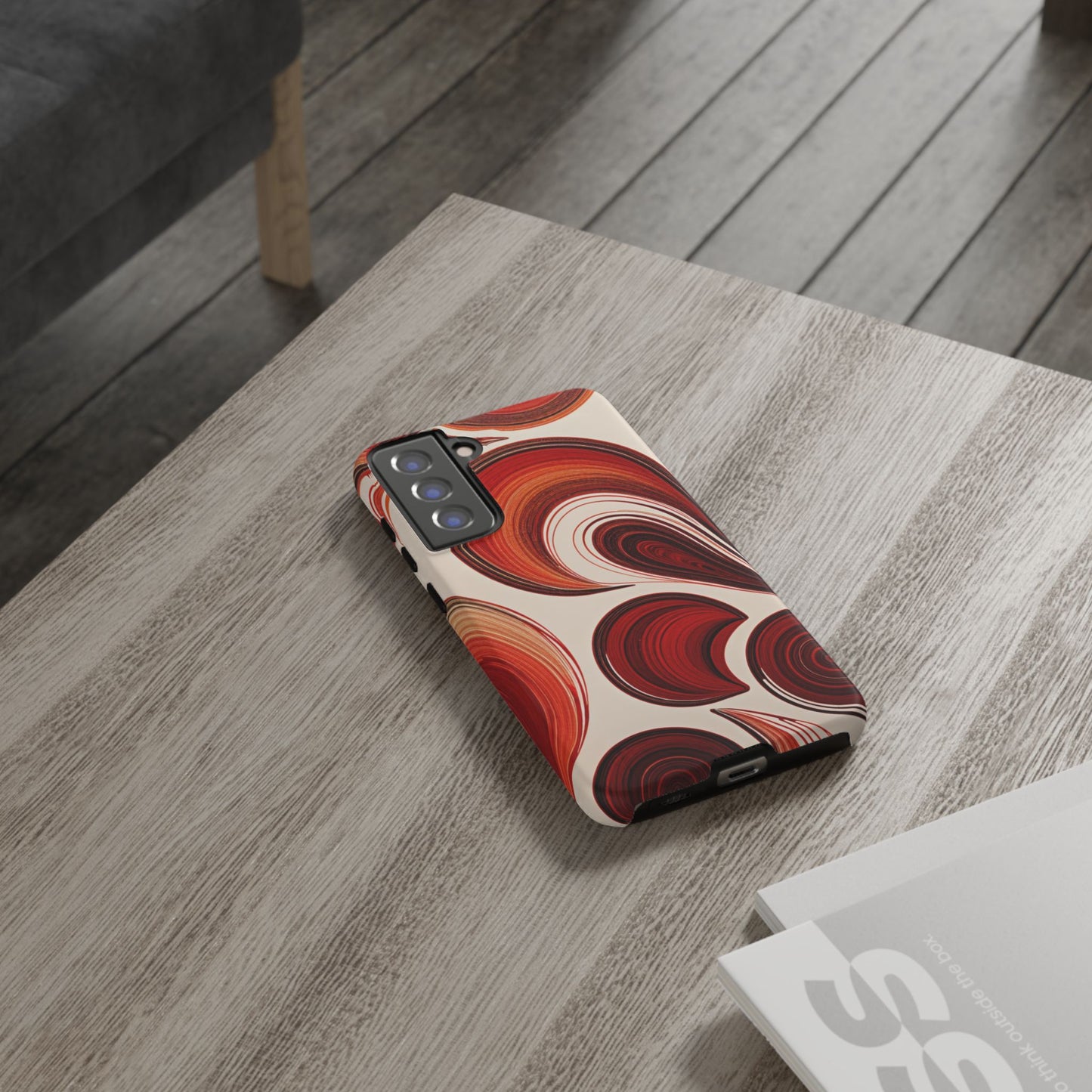 Spiraling Dip Paint Design Samsung Phone Case