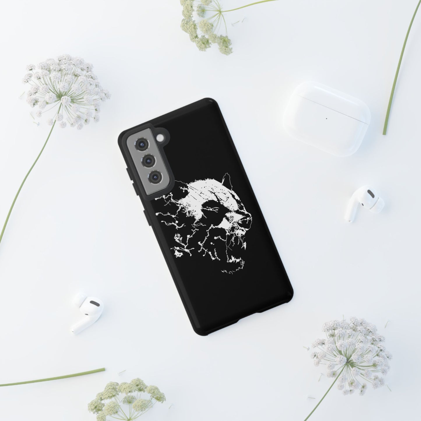 Floating Panda Head Samsung Phone Case