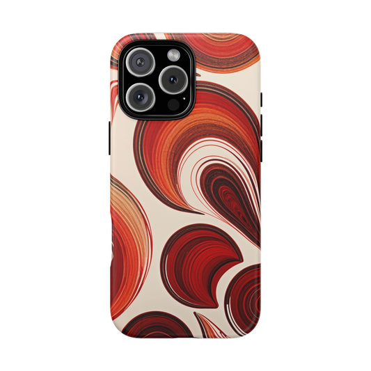 Spiraling Dip Paint Design iPhone Case
