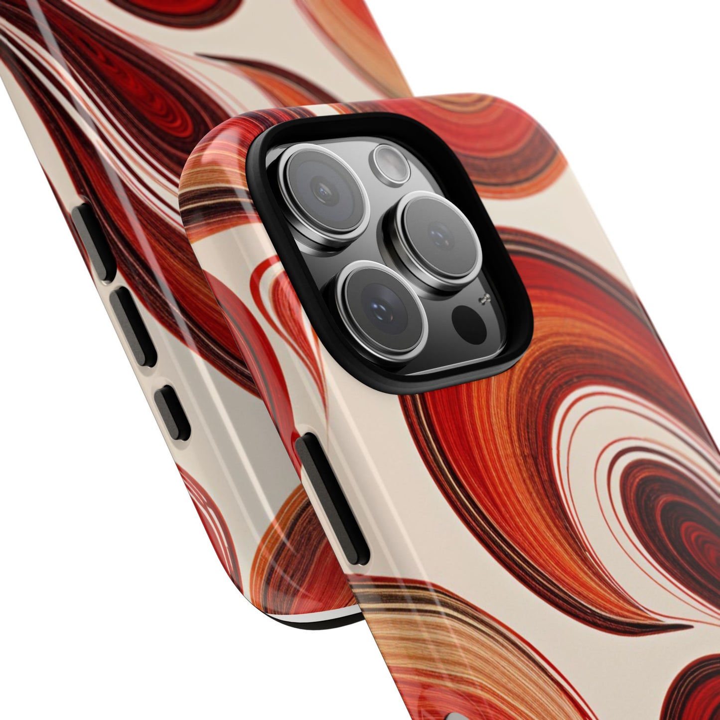 Spiraling Dip Paint Design iPhone Case