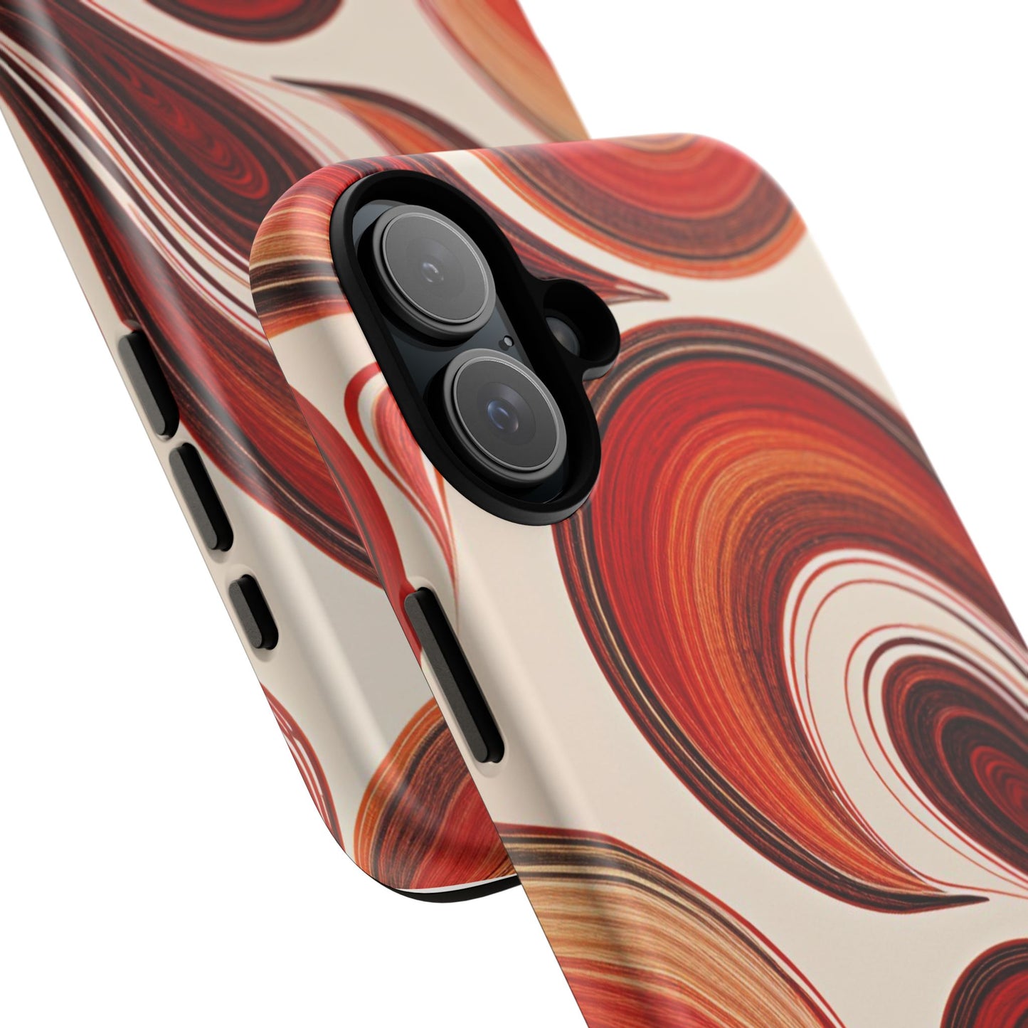 Spiraling Dip Paint Design iPhone Case