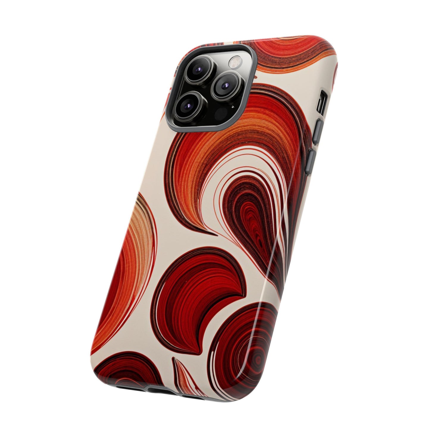 Spiraling Dip Paint Design iPhone Case
