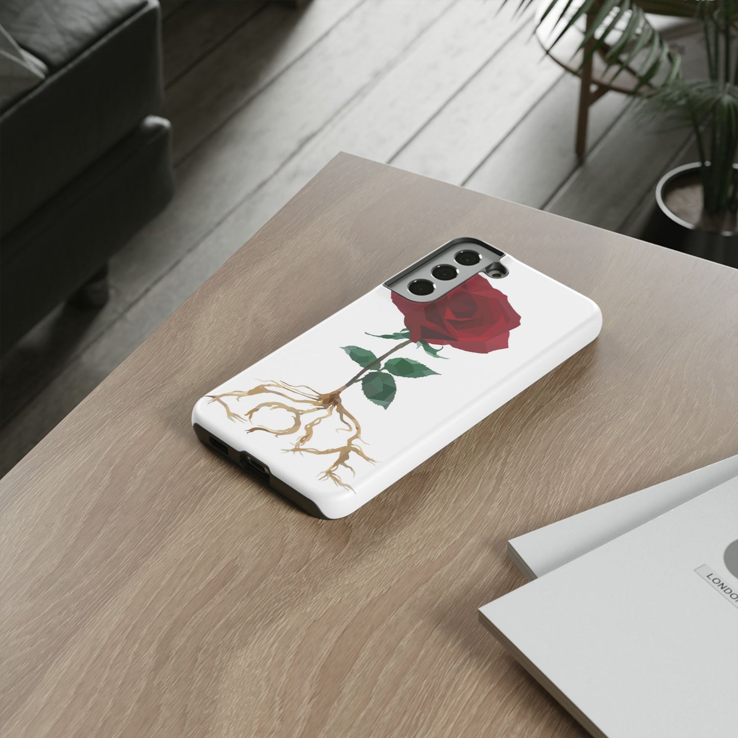 Blossoming Red Rose Samsung Phone Case