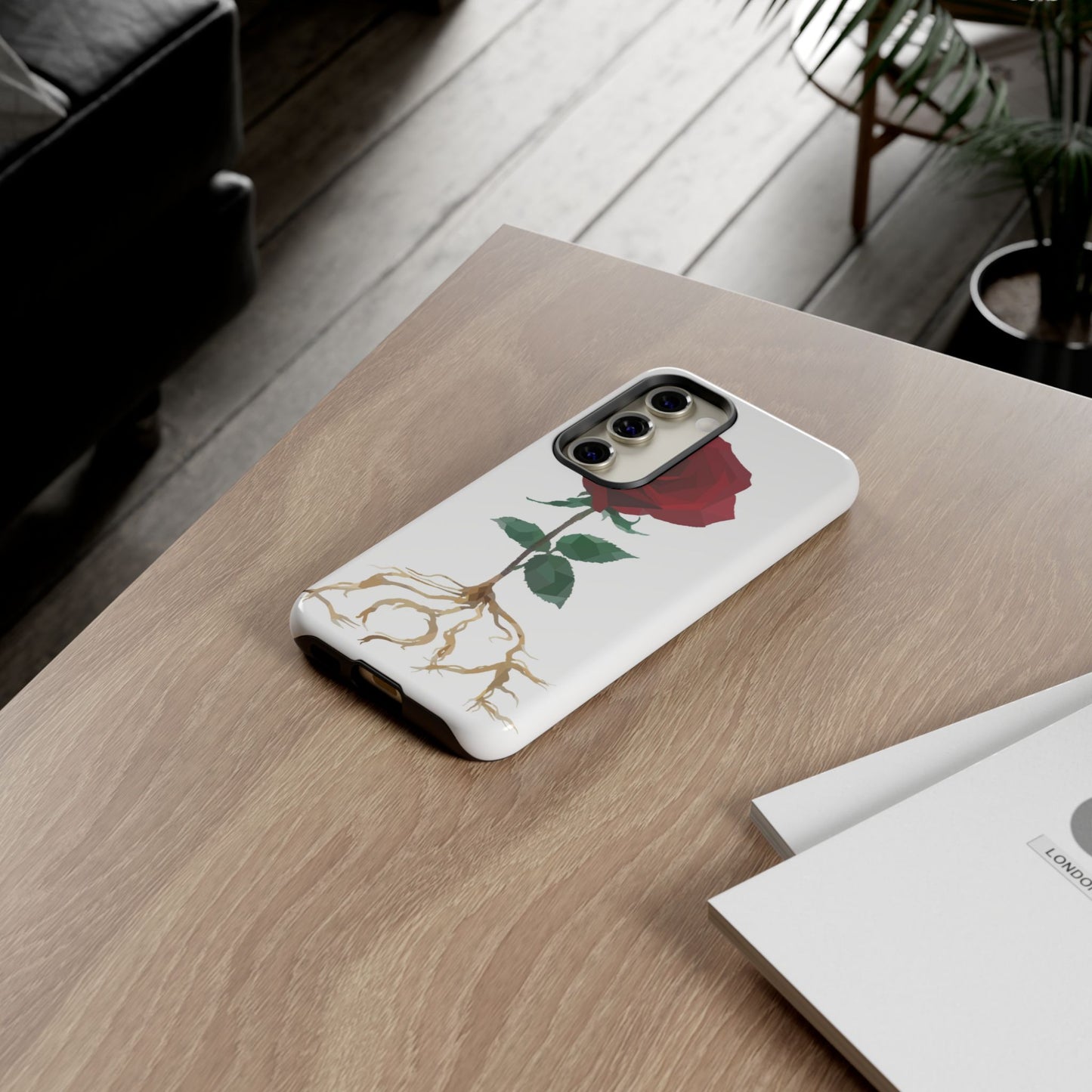 Blossoming Red Rose Samsung Phone Case