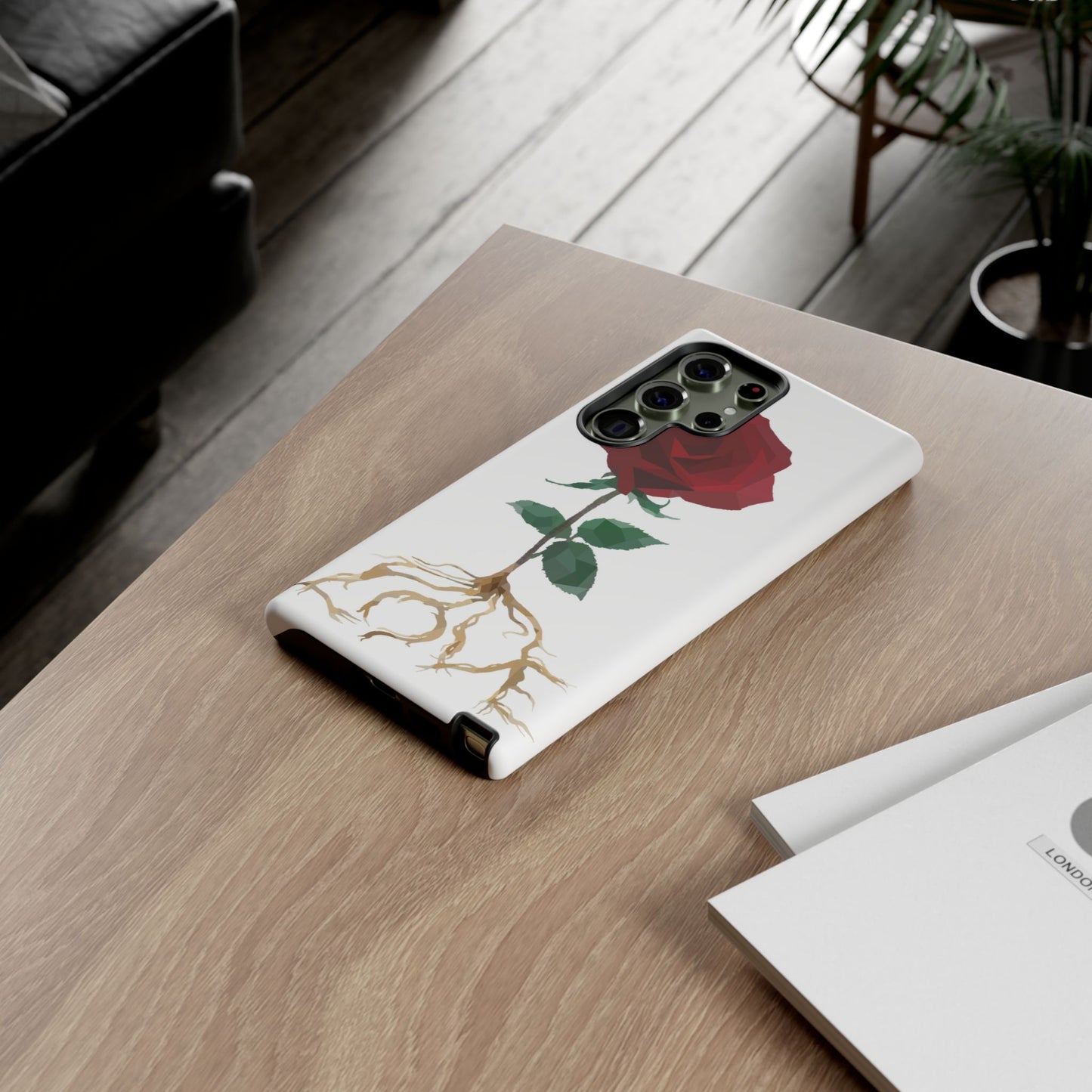 Blossoming Red Rose Samsung Phone Case