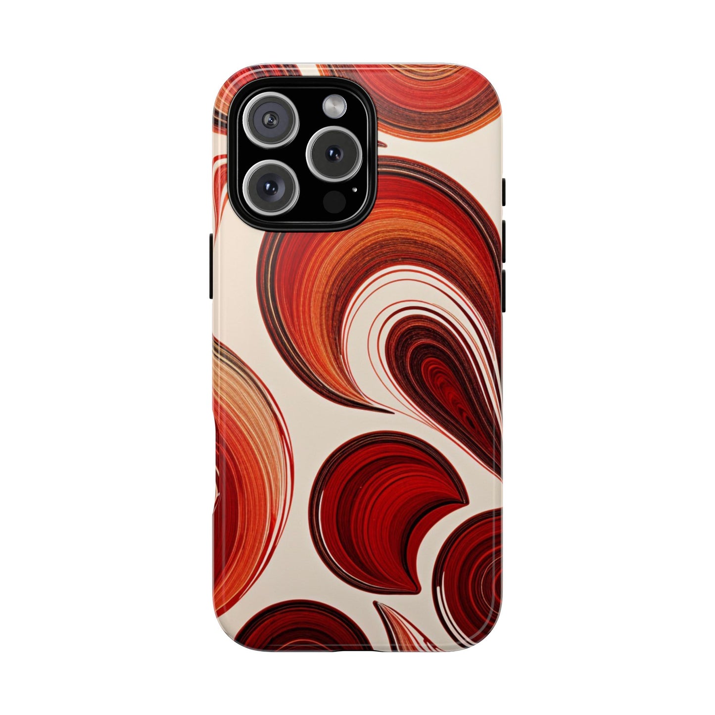 Spiraling Dip Paint Design iPhone Case