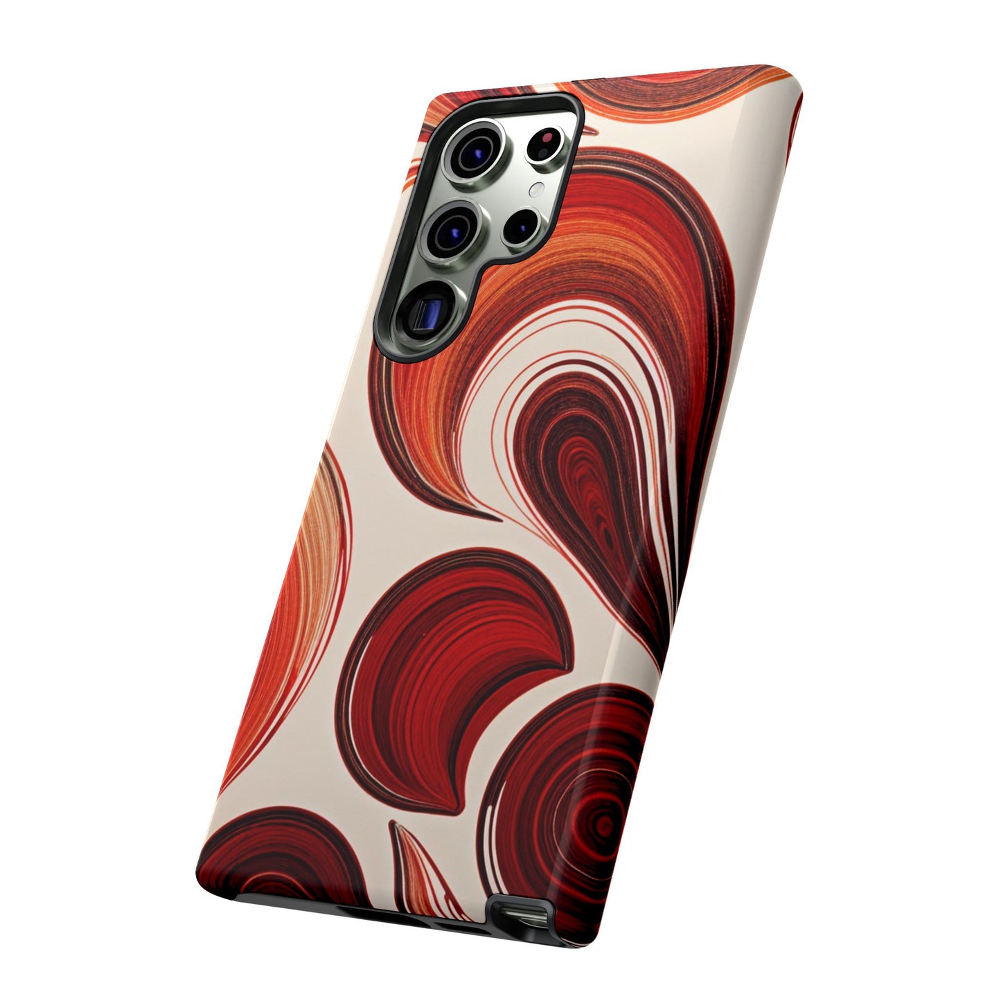 Spiraling Dip Paint Design Samsung Phone Case