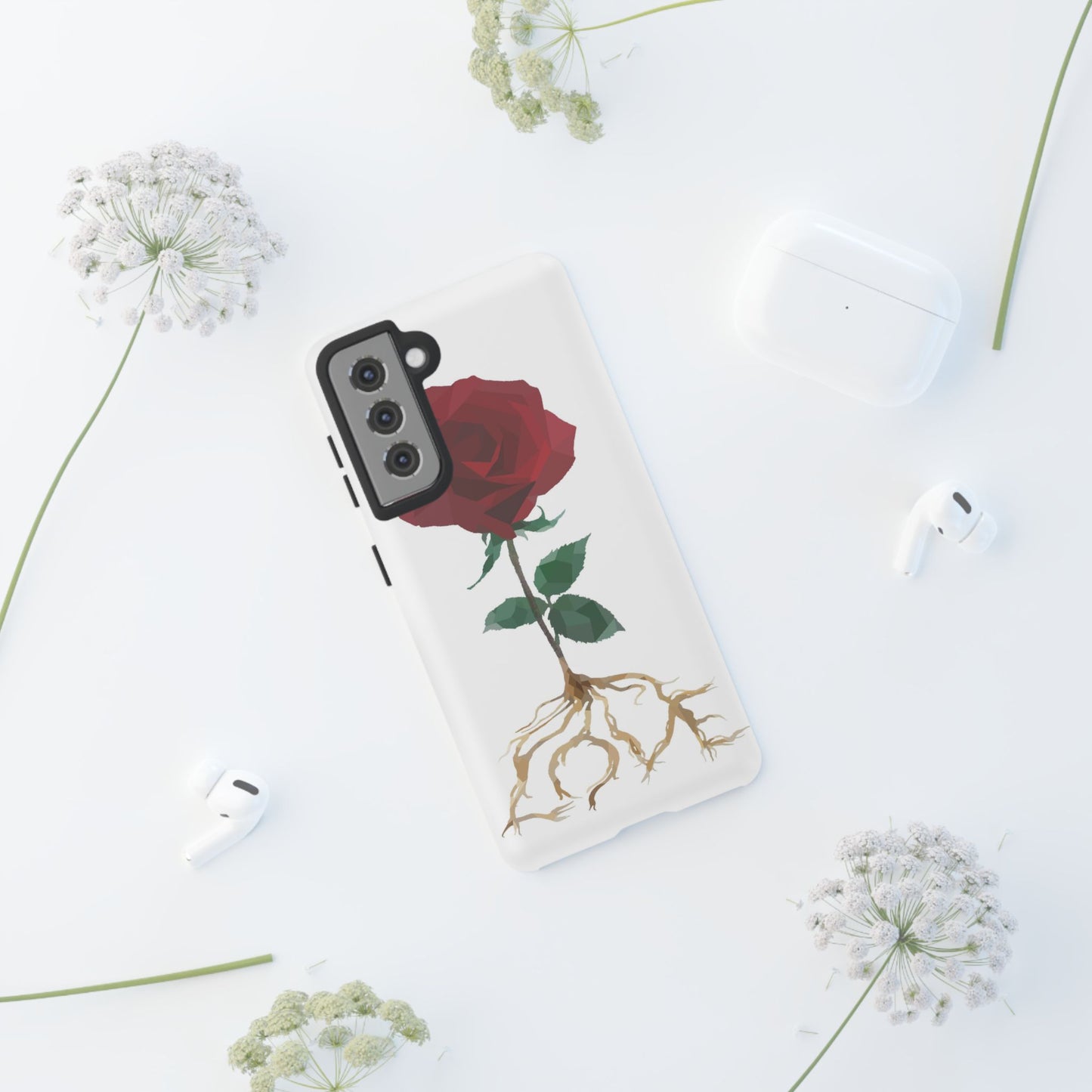 Blossoming Red Rose Samsung Phone Case