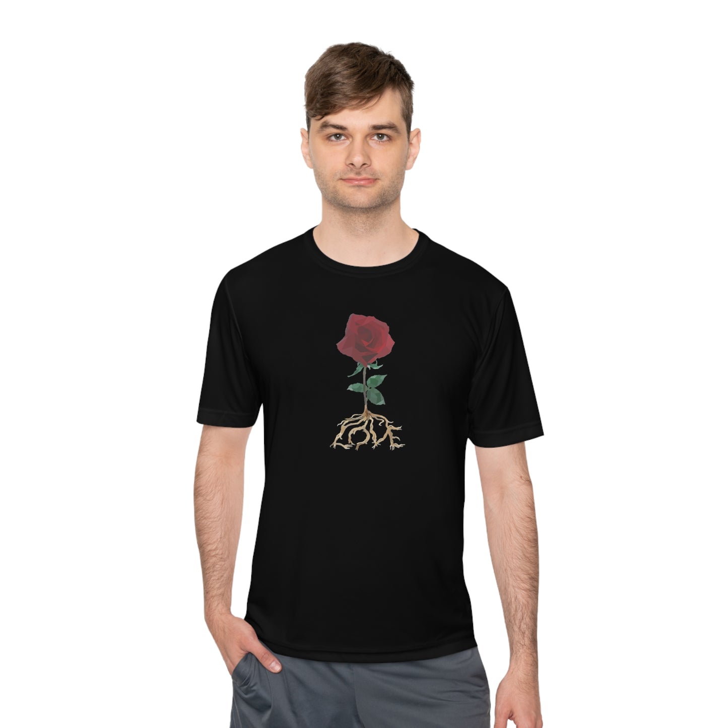 Blossoming Red Rose Unisex T-shirt