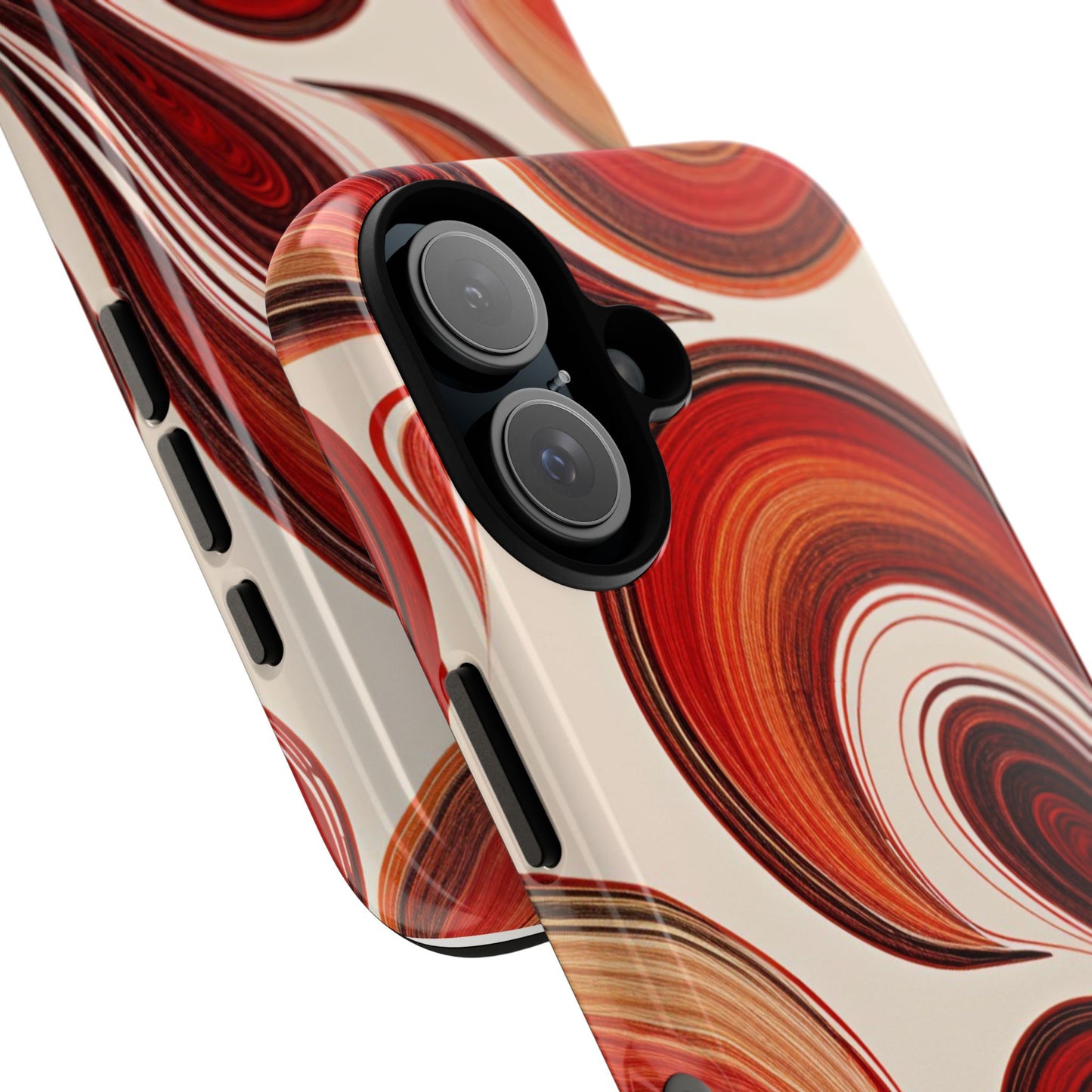 Spiraling Dip Paint Design iPhone Case