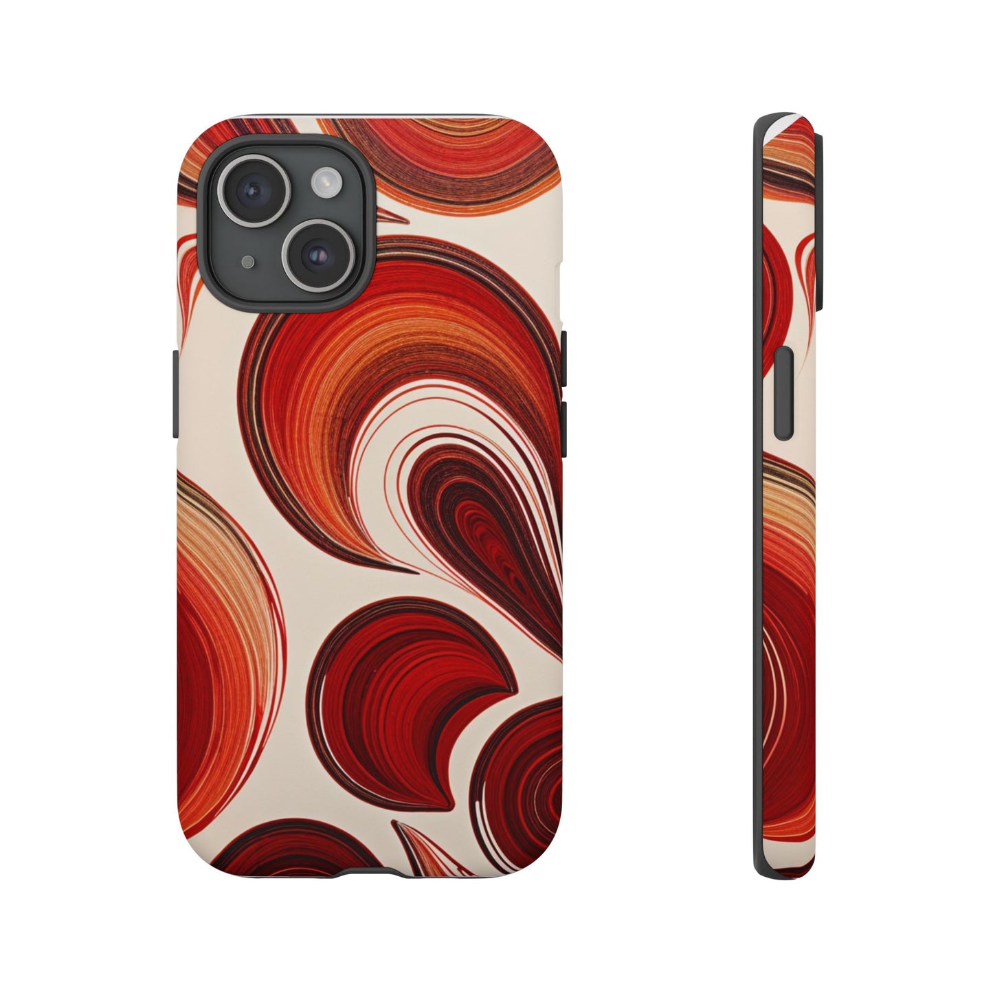 Spiraling Dip Paint Design iPhone Case