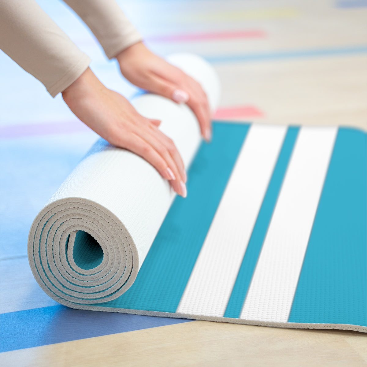 Blue Yoga Mat